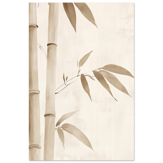 Bambus Ruhe 60x90 cm - Pixara