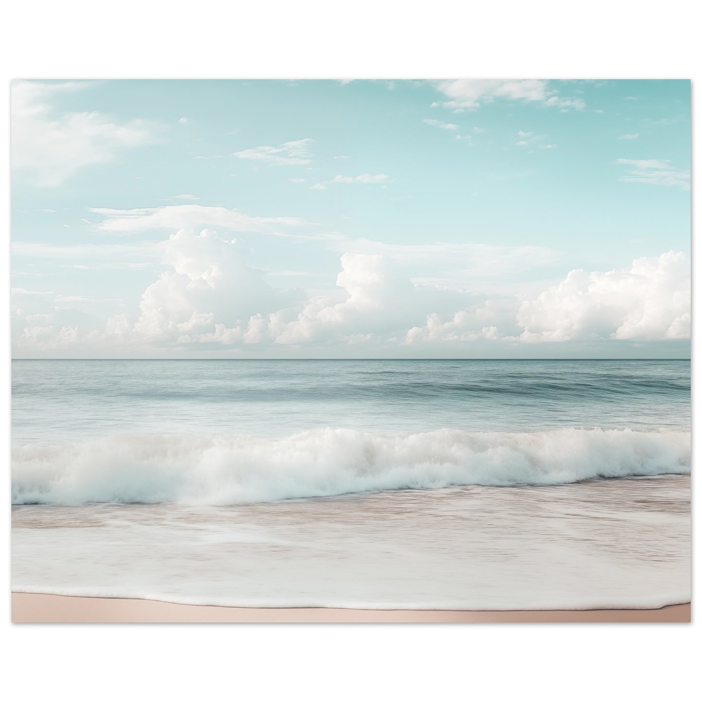 Sanfte Wellen am Strand 40x50 cm - Pixara