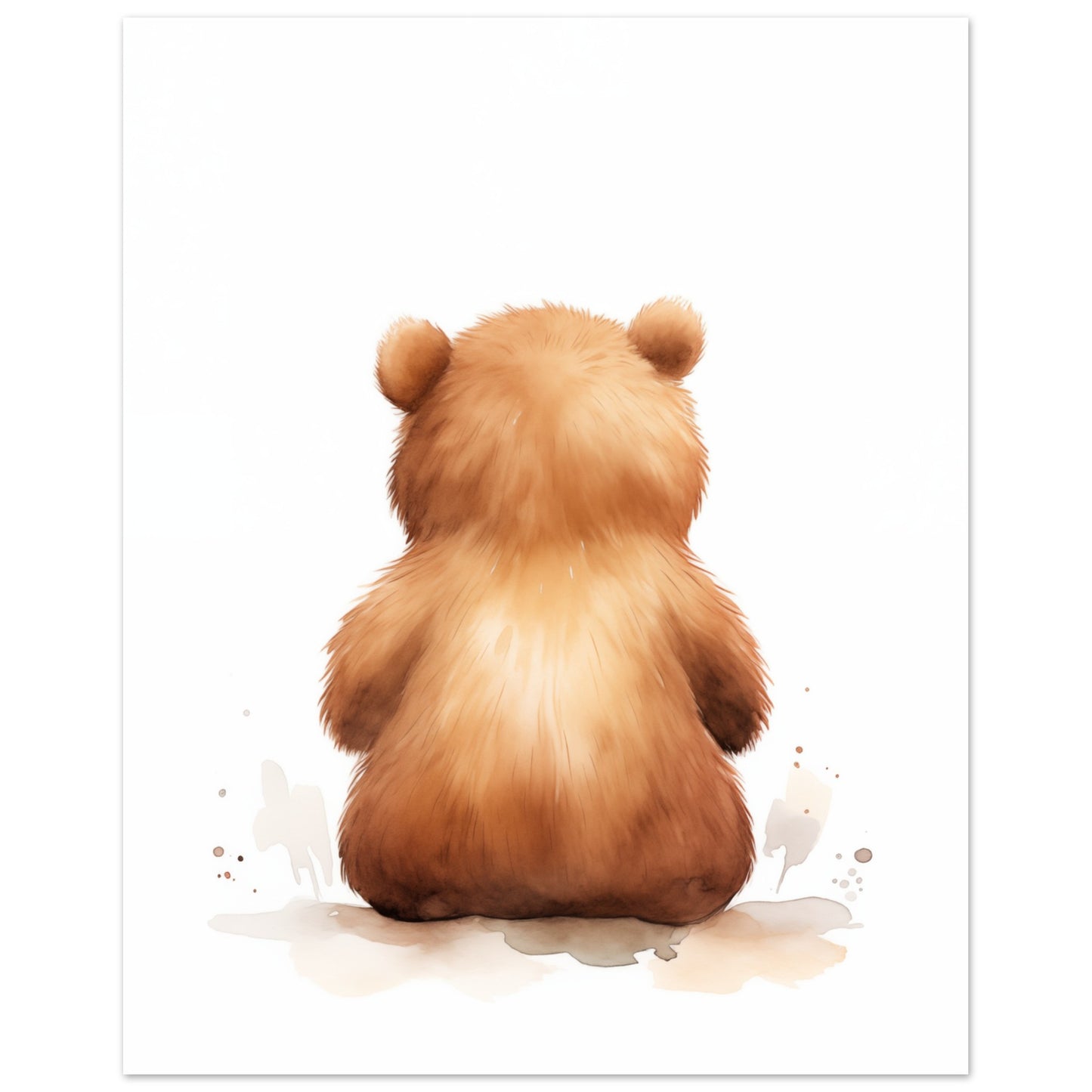 "Cubby", der Schmusebär Poster 40x50 cm - Pixara