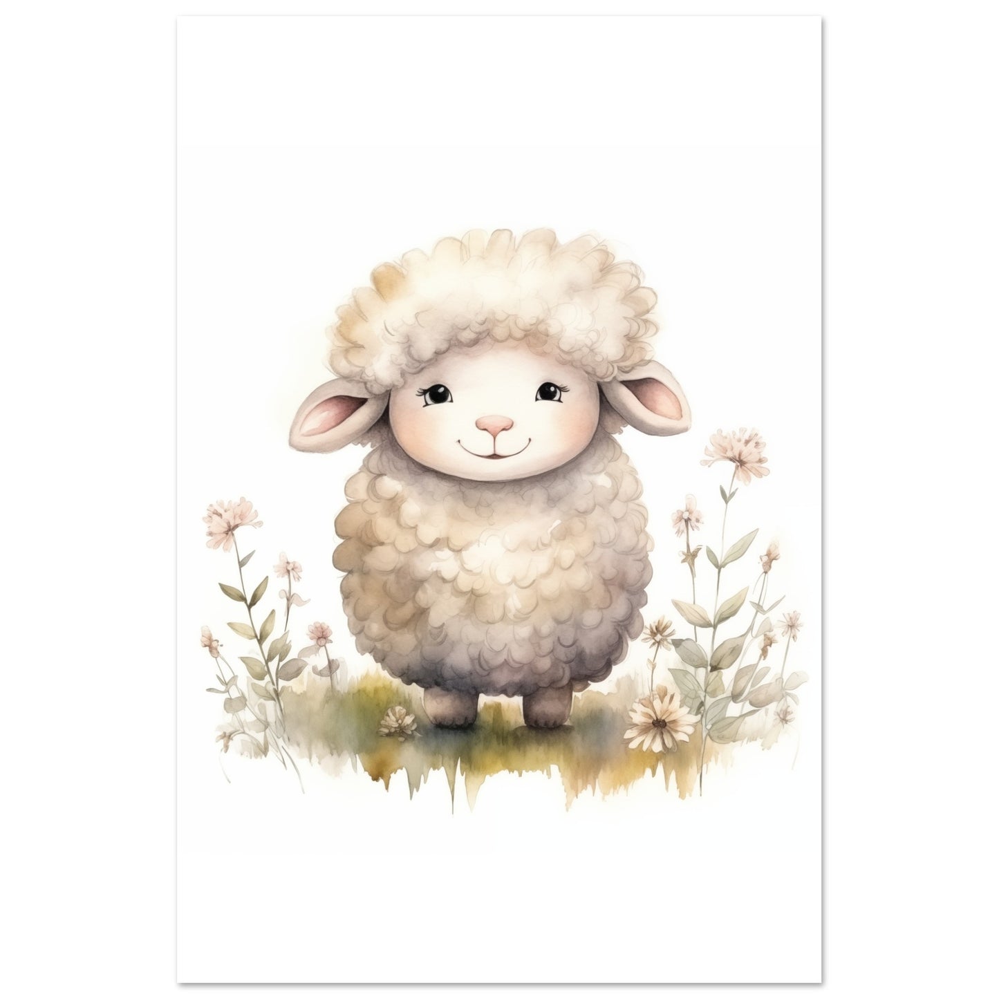 Schaf "Lenny" Poster 60x90 cm - Pixara