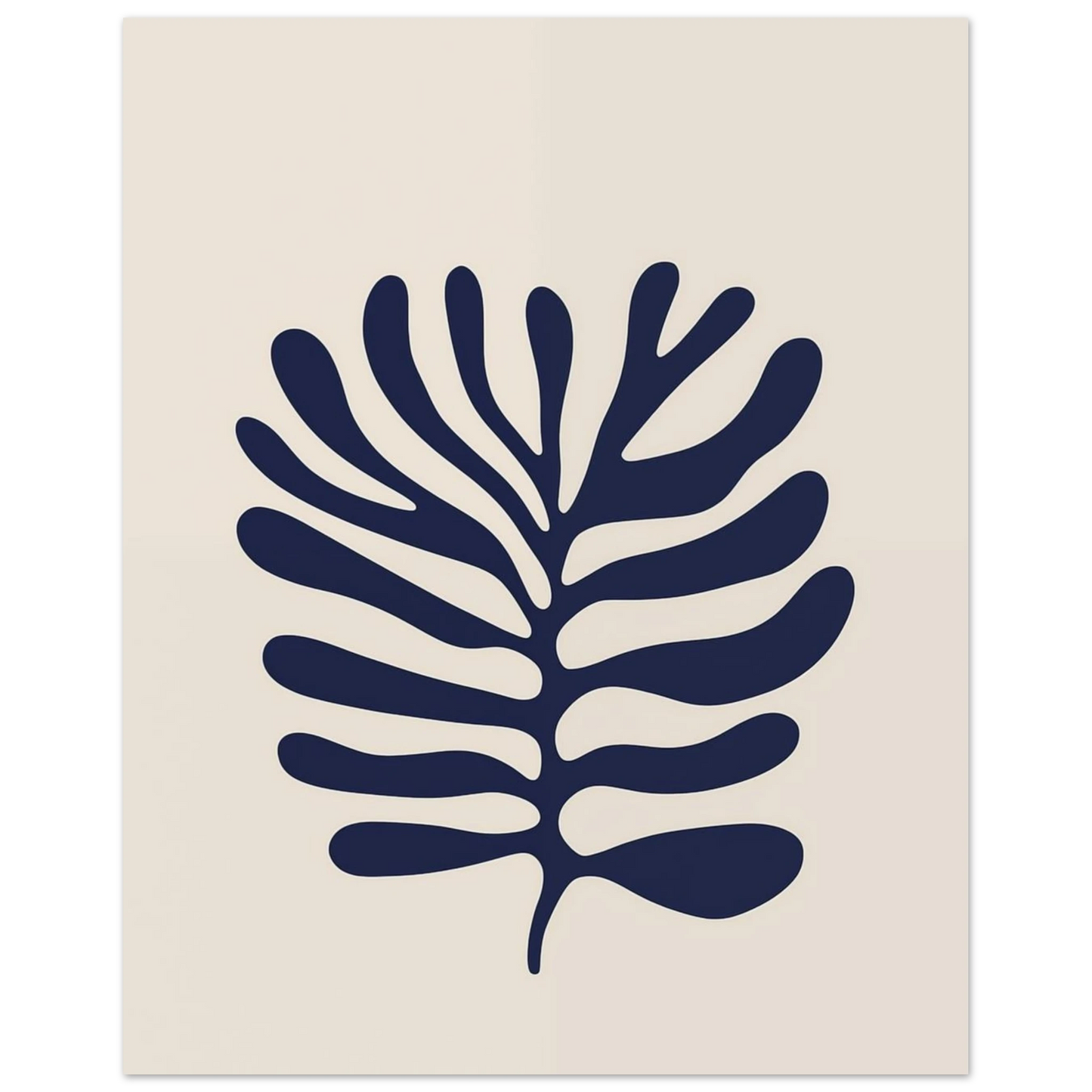 Marine Leaf No. 1 Poster 40x50 cm - Pixara