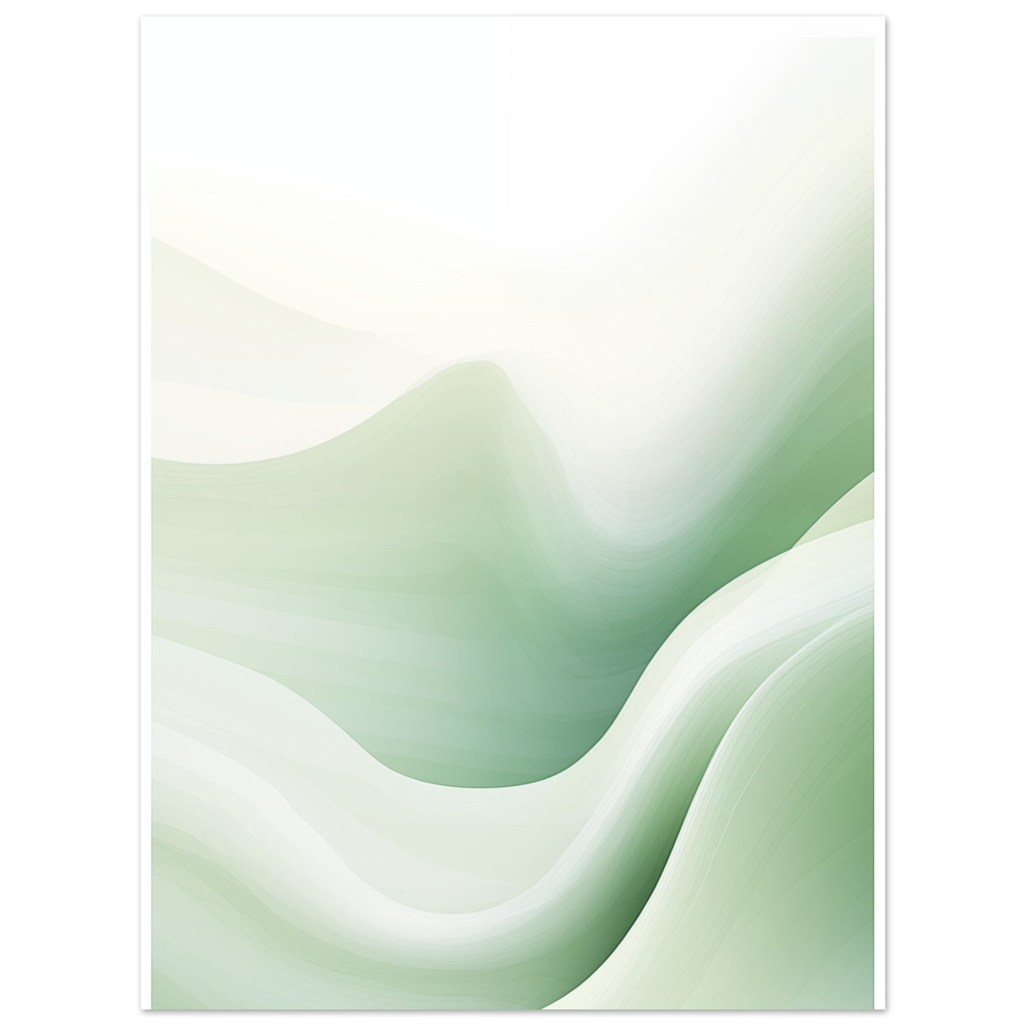 Sanfte Hügel der Stille Poster 30x40 cm - Pixara