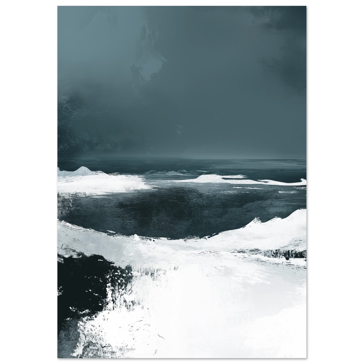 Arktische Stille Poster A4 21x29.7 cm - Pixara
