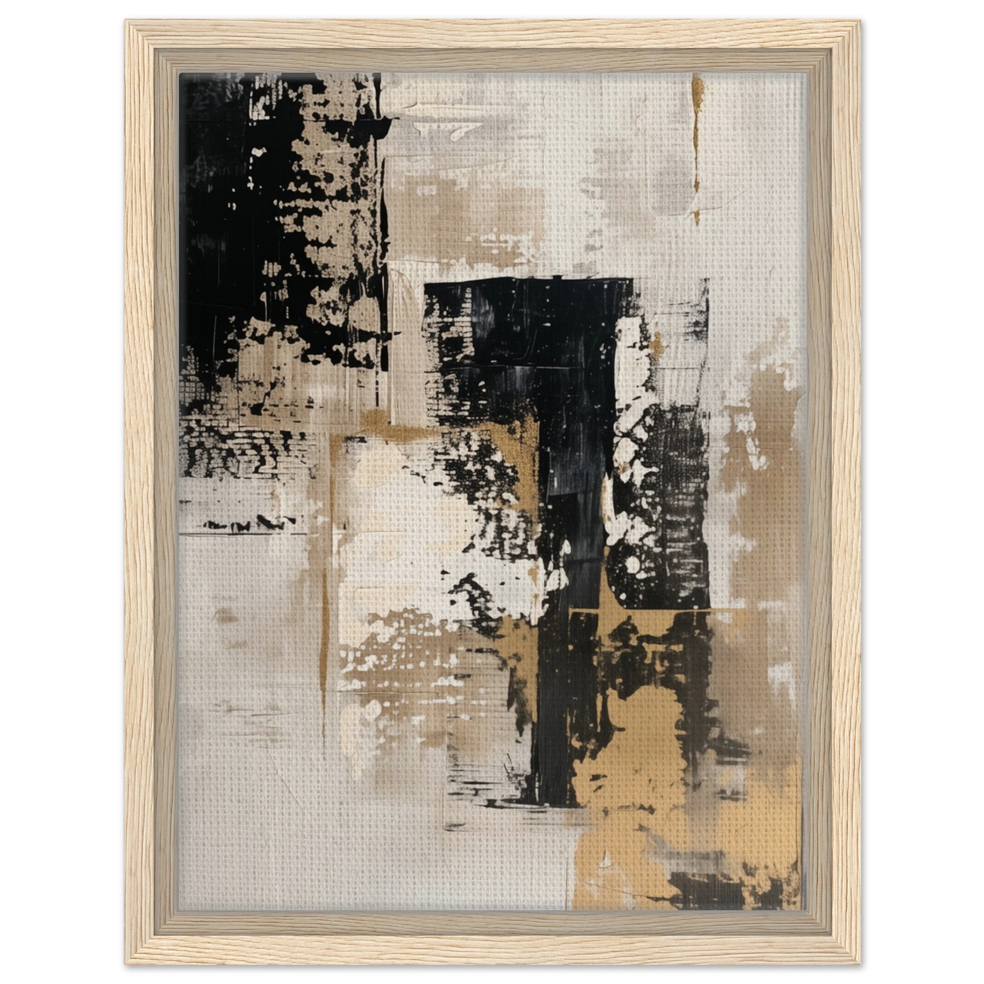 Timeless Elegance | Gerahmte Leinwand Holzrahmen 30x40 cm - Pixara