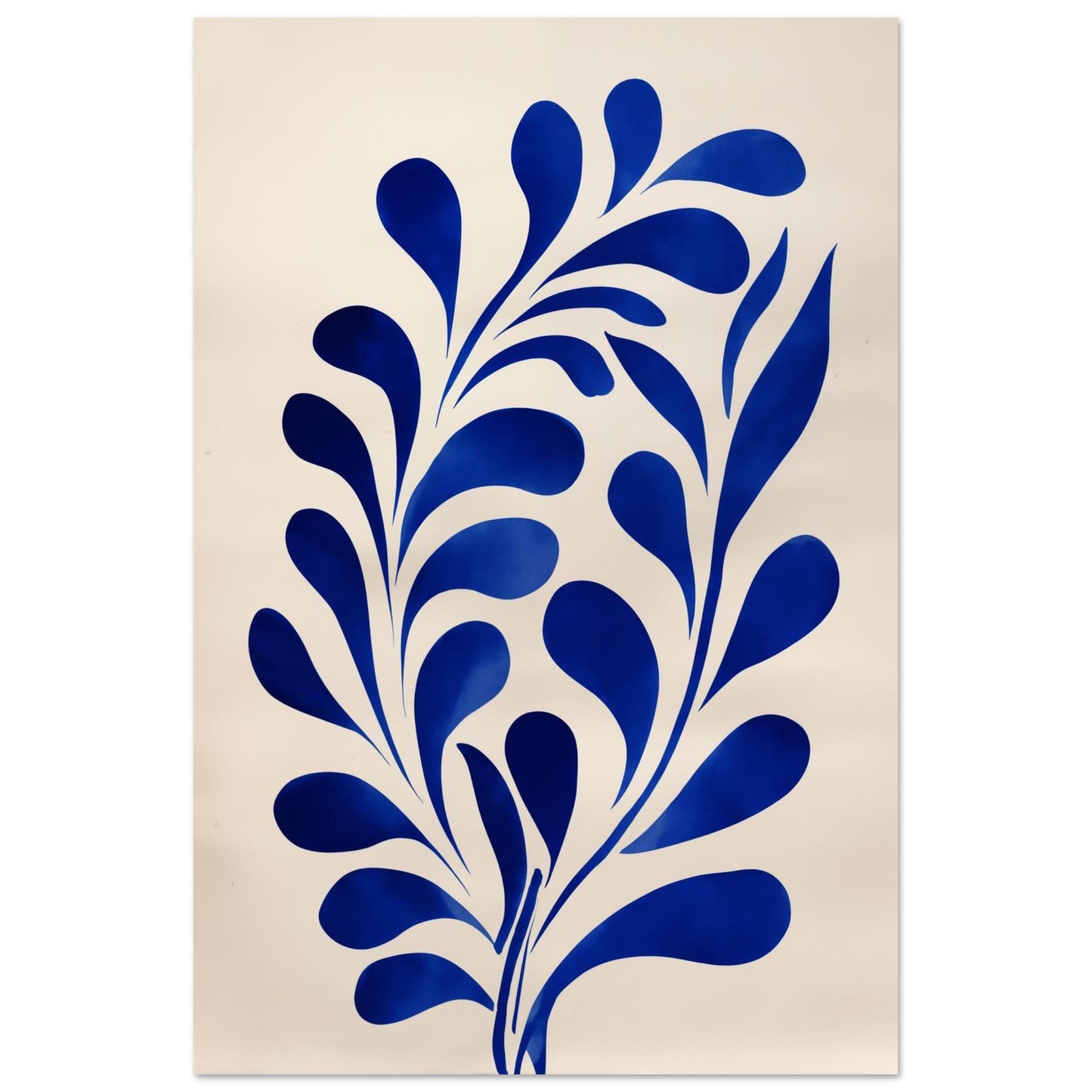 Blauer Zweig No. 1 60x90 cm - Pixara