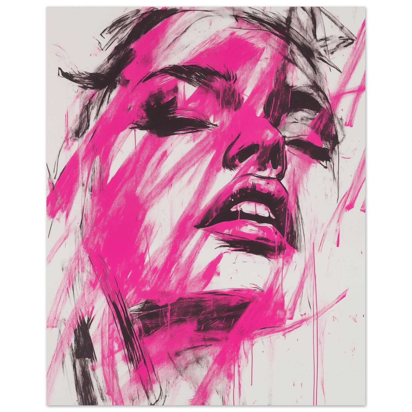Fuchsia-Explosion Poster 40x50 cm - Pixara