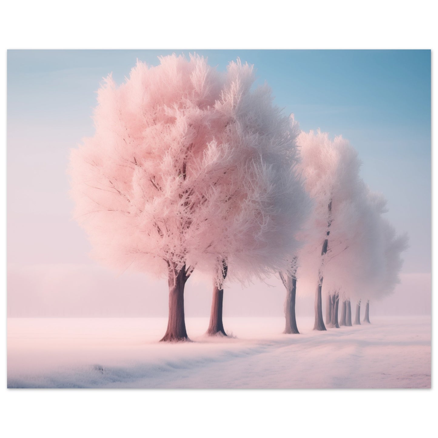 Winterbäume 20x25 cm - Pixara