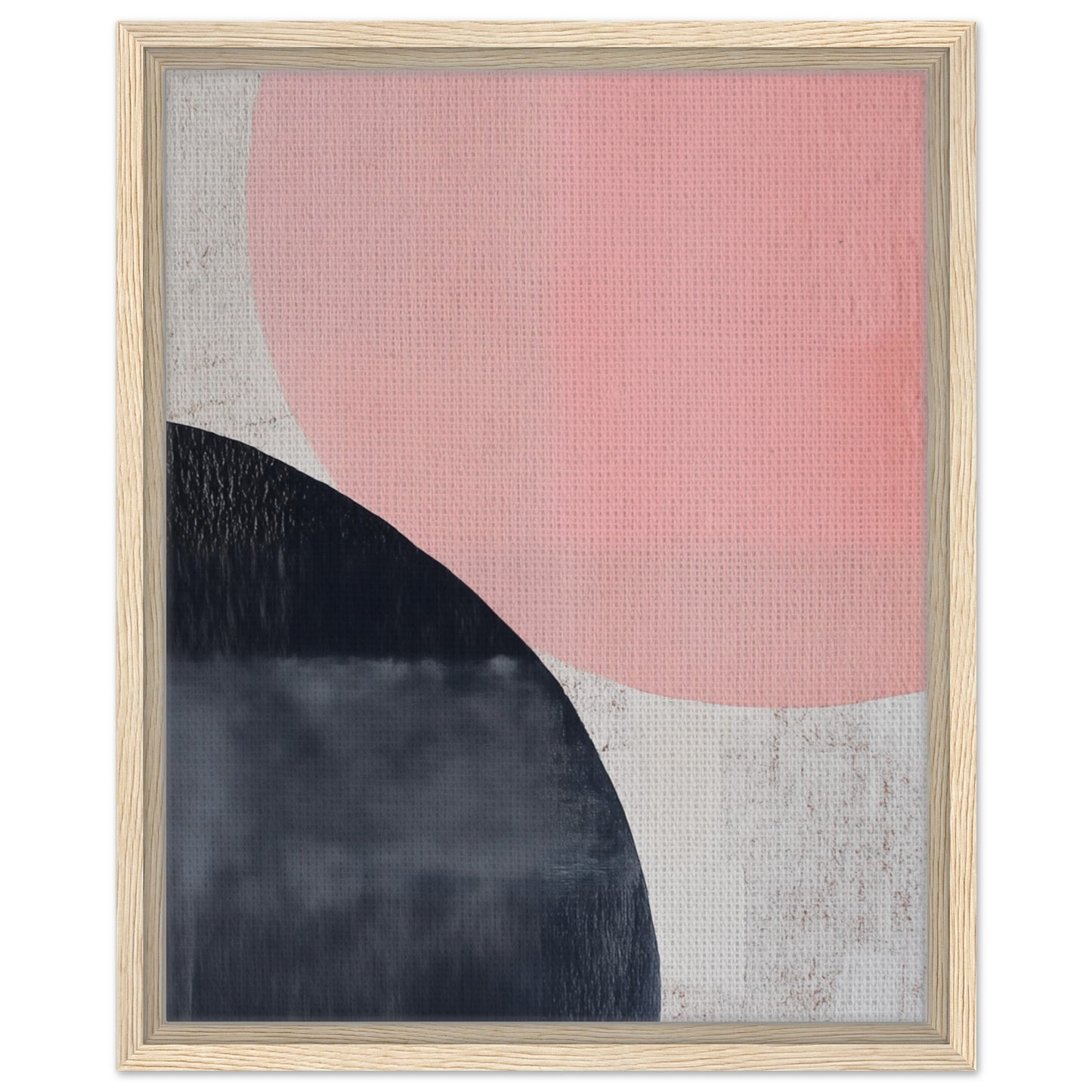 Geometrische Harmonie | Gerahmte Leinwand Holzrahmen 40x50 cm - Pixara
