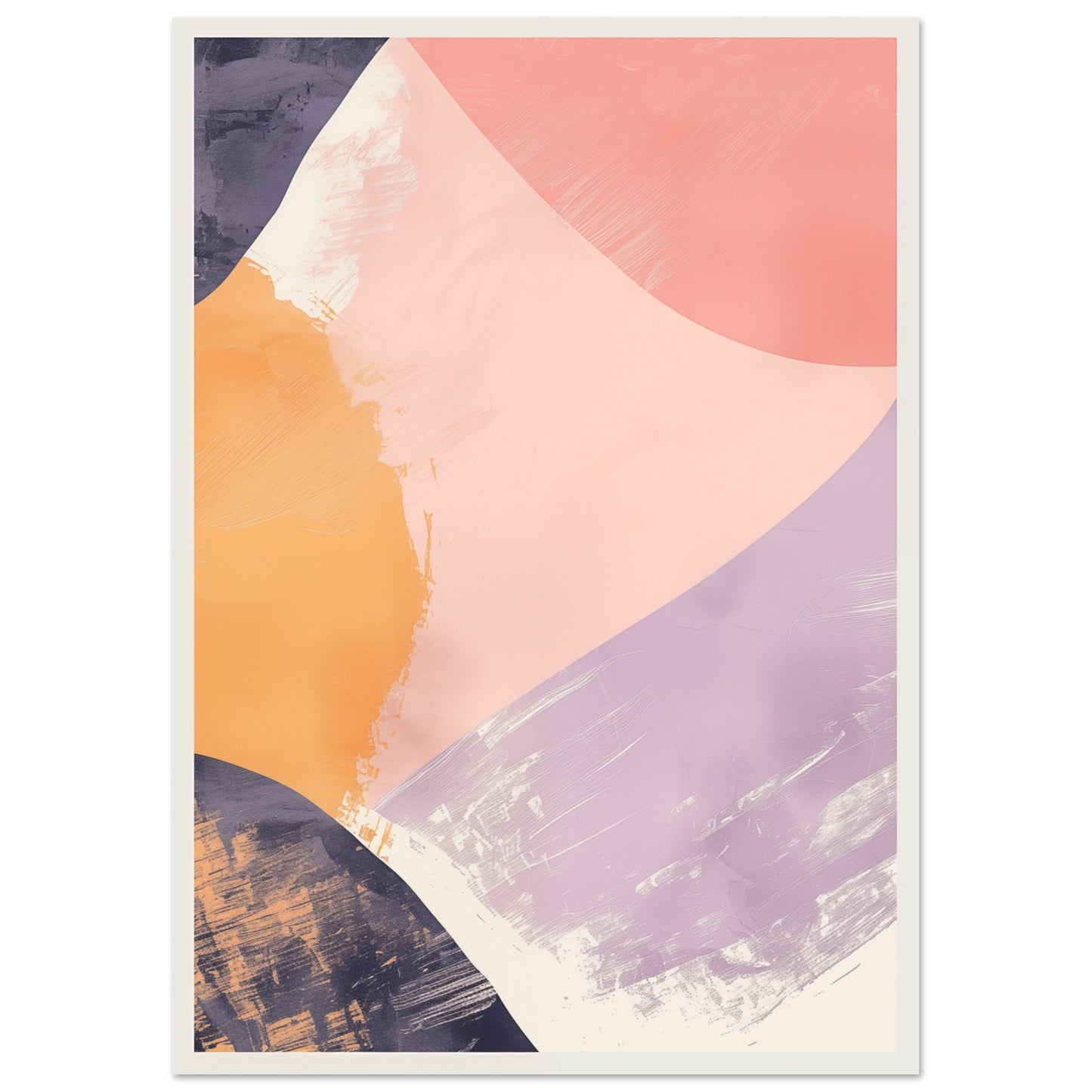Geometrische Morgenröte Poster A4 21x29.7 cm - Pixara