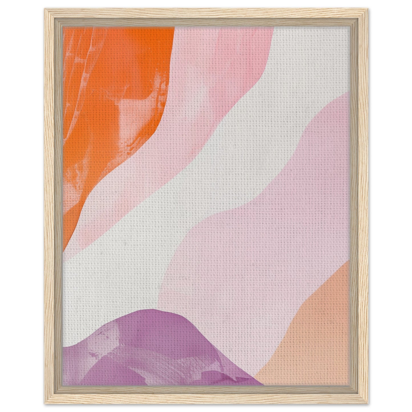 Kosmische Meditation | Gerahmte Leinwand Holzrahmen 40x50 cm - Pixara