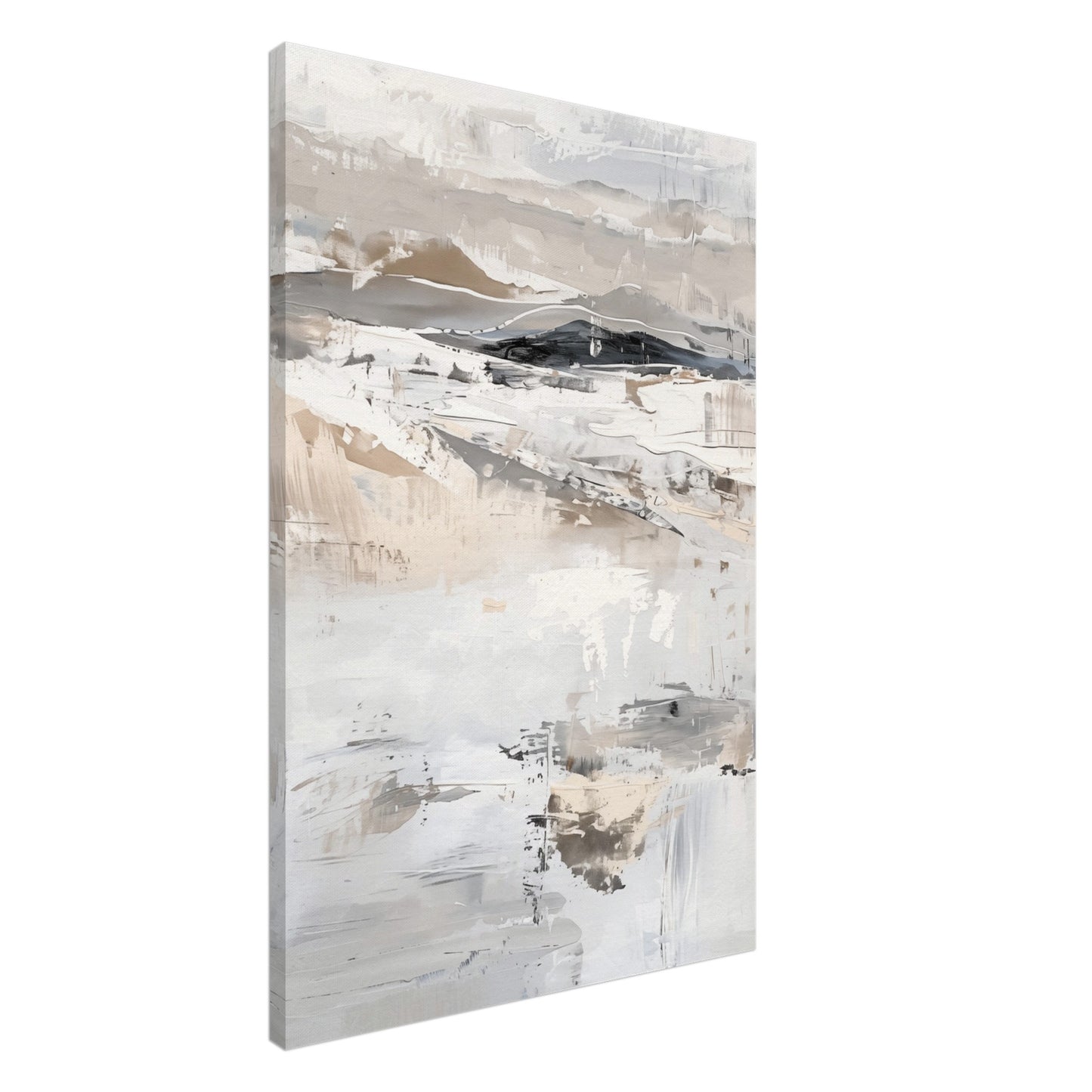 Winterhorizont Leinwand 60x90 cm - Pixara