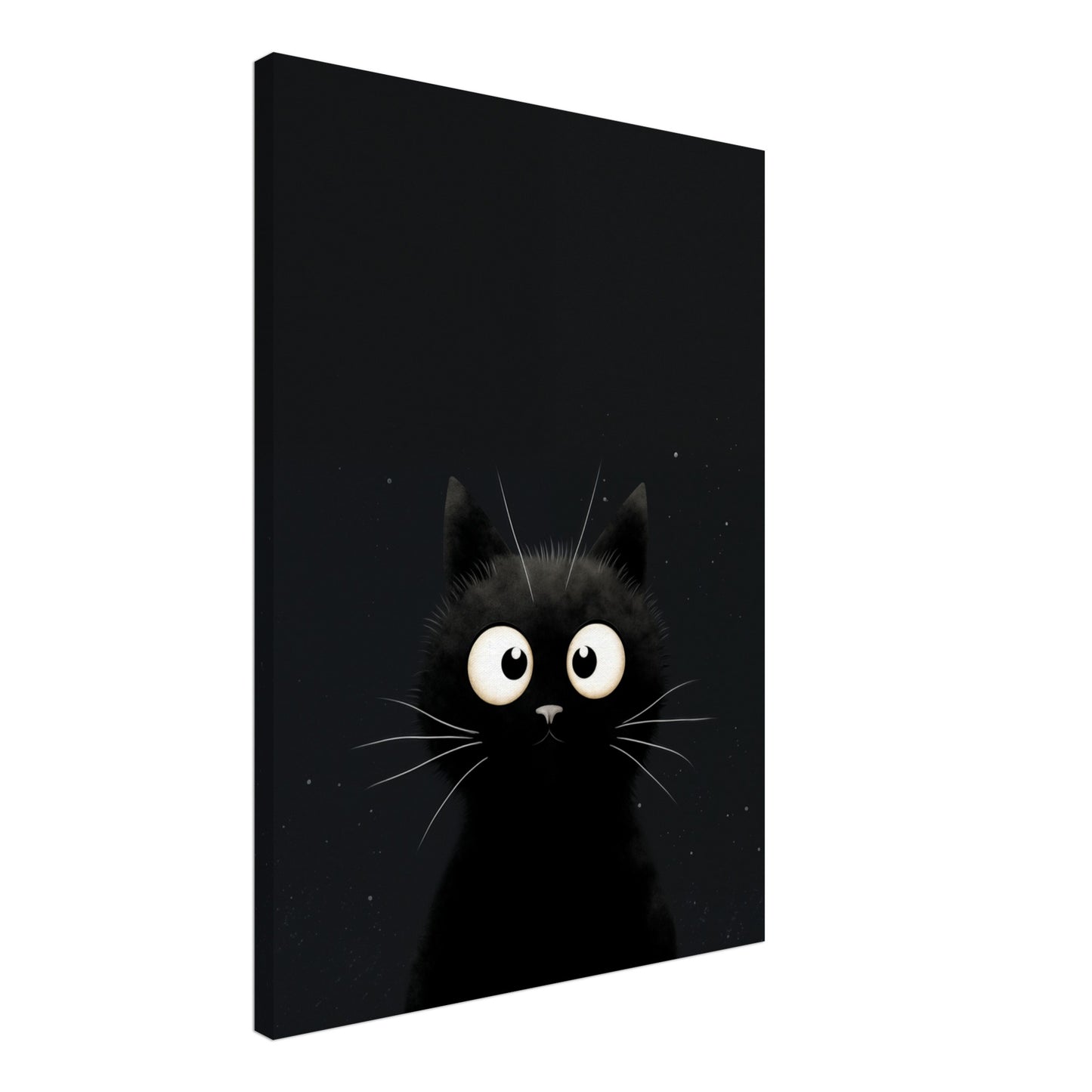 "Midnight", der Kater Leinwand 50x70 cm - Pixara