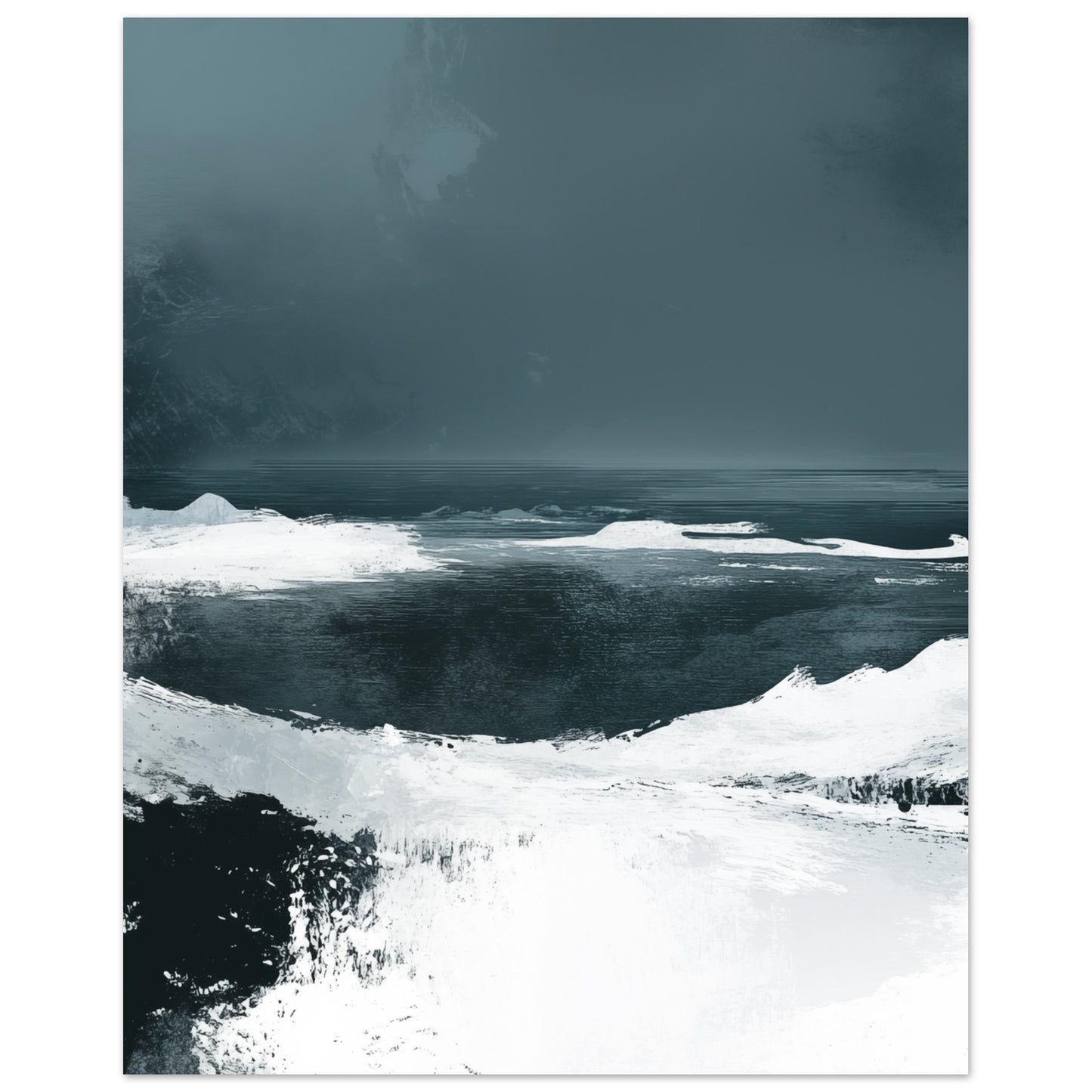 Arktische Stille Poster 20x25 cm - Pixara