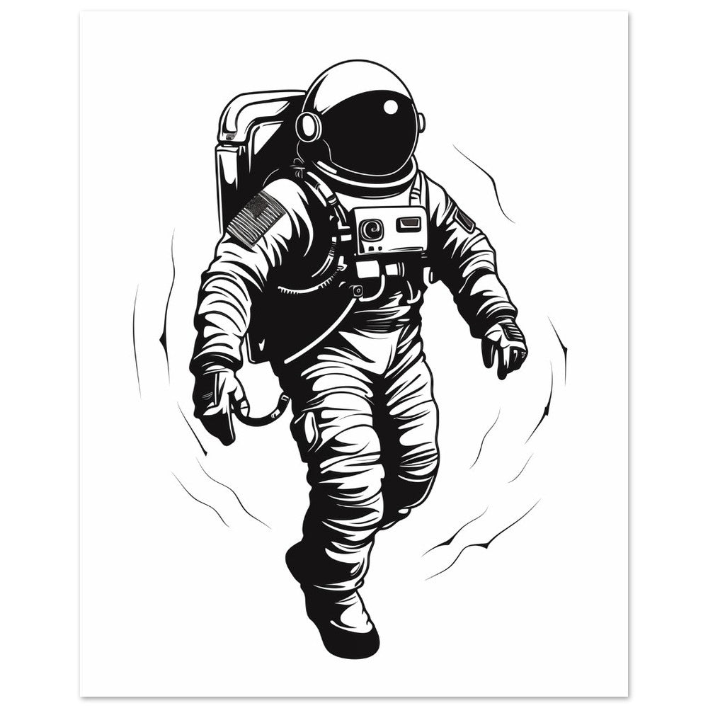 Schwerelos Poster 40x50 cm - Pixara