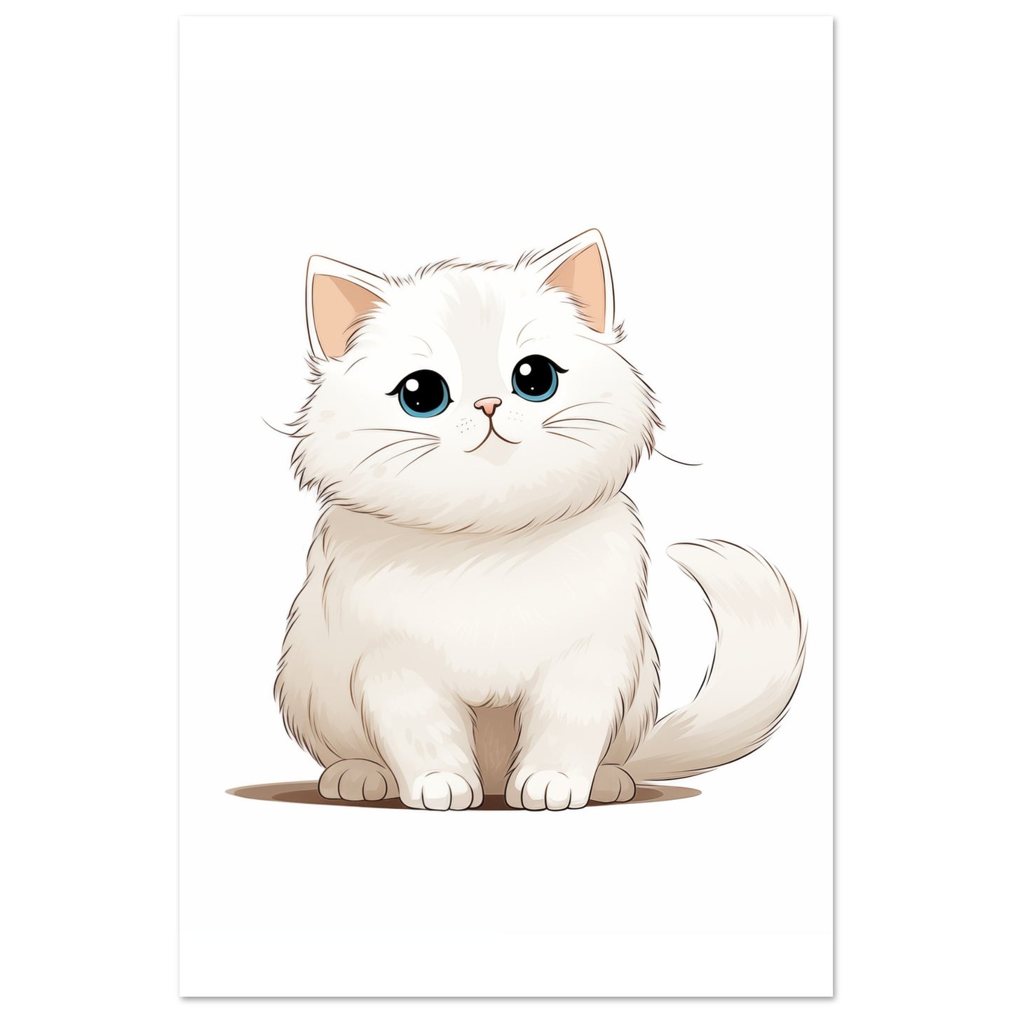 Kätzchen "Cuddles" Poster 60x90 cm - Pixara