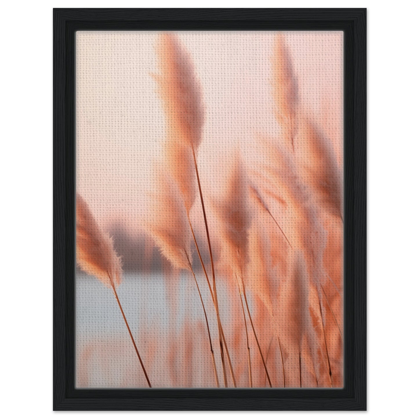 Flüstern des Abendrots | Gerahmte Leinwand Schwarzer Rahmen 30x40 cm - Pixara