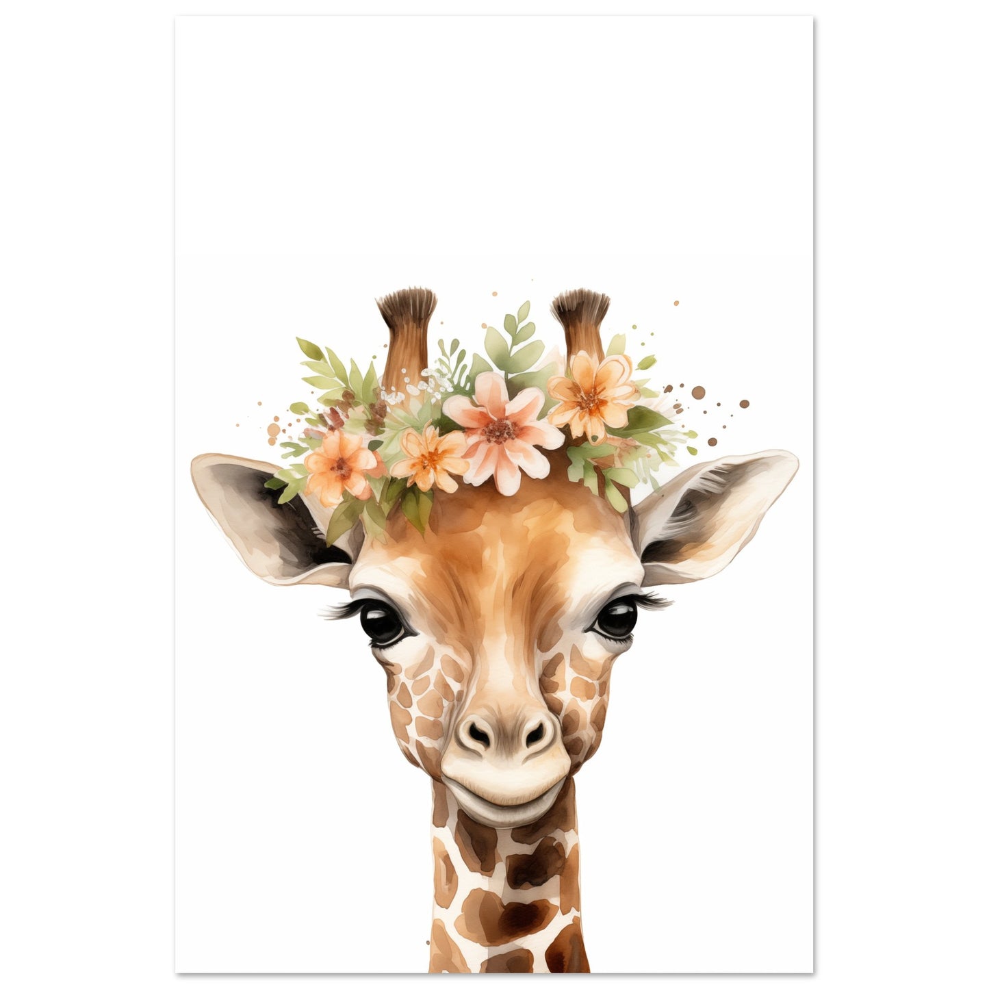 Giraffe "Giselle" Poster 60x90 cm - Pixara