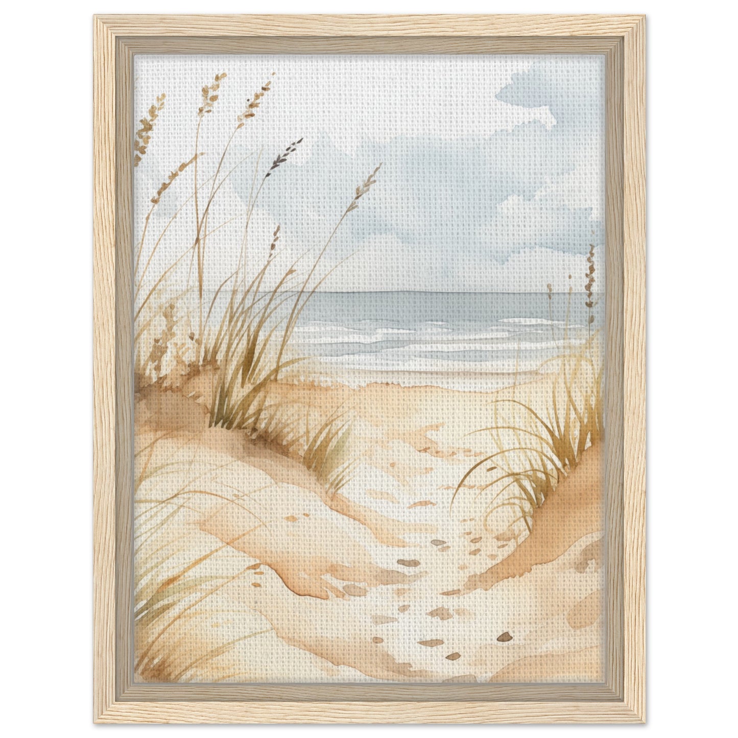 Dünentraum | Gerahmte Leinwand Holzrahmen 30x40 cm - Pixara