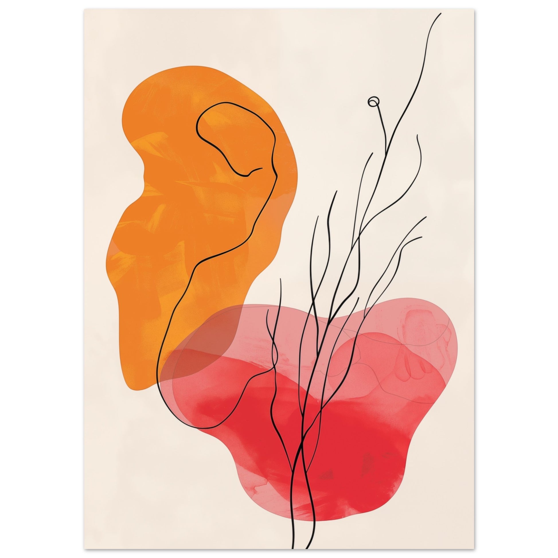 Flammenberührung Poster 13x18 cm - Pixara