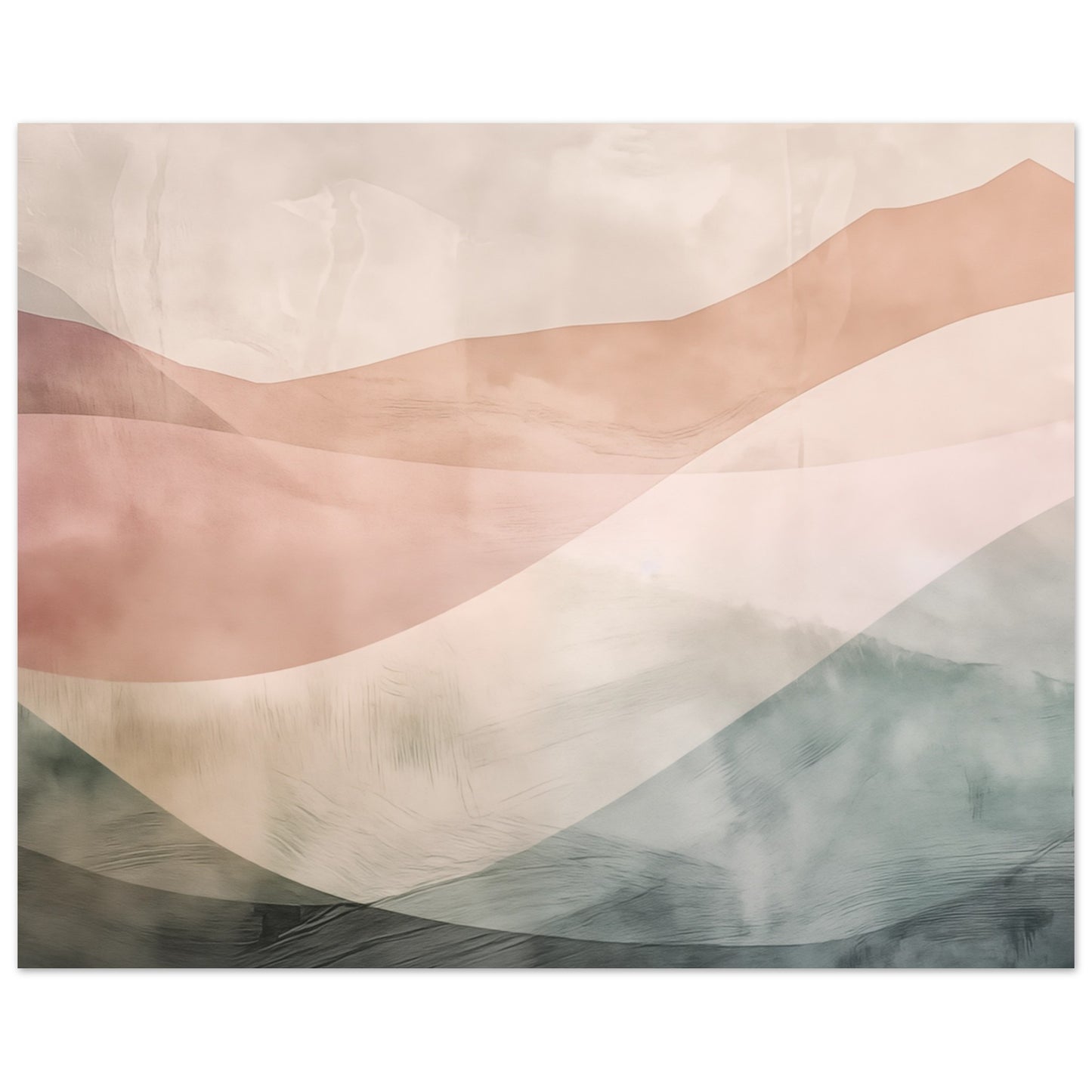 Wellen der Stille Poster 20x25 cm - Pixara