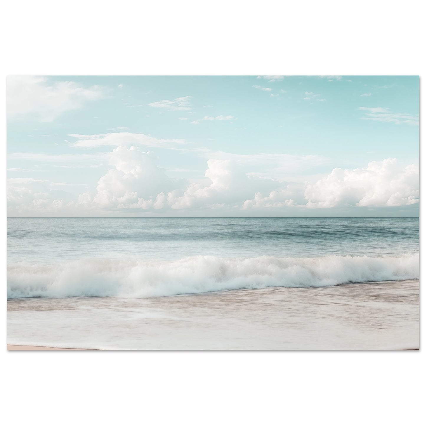 Sanfte Wellen am Strand 60x90 cm - Pixara