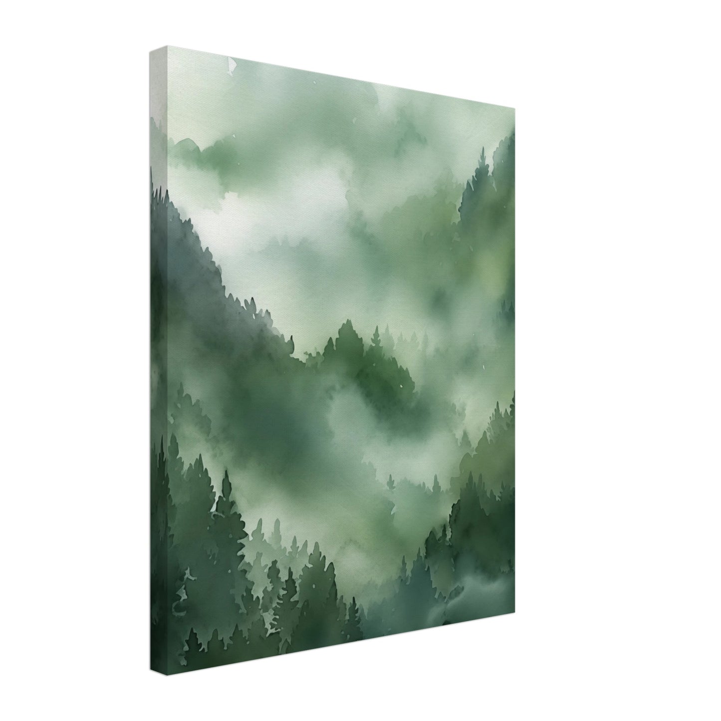Morgendämmerung im Urwald Leinwand 40x50 cm - Pixara