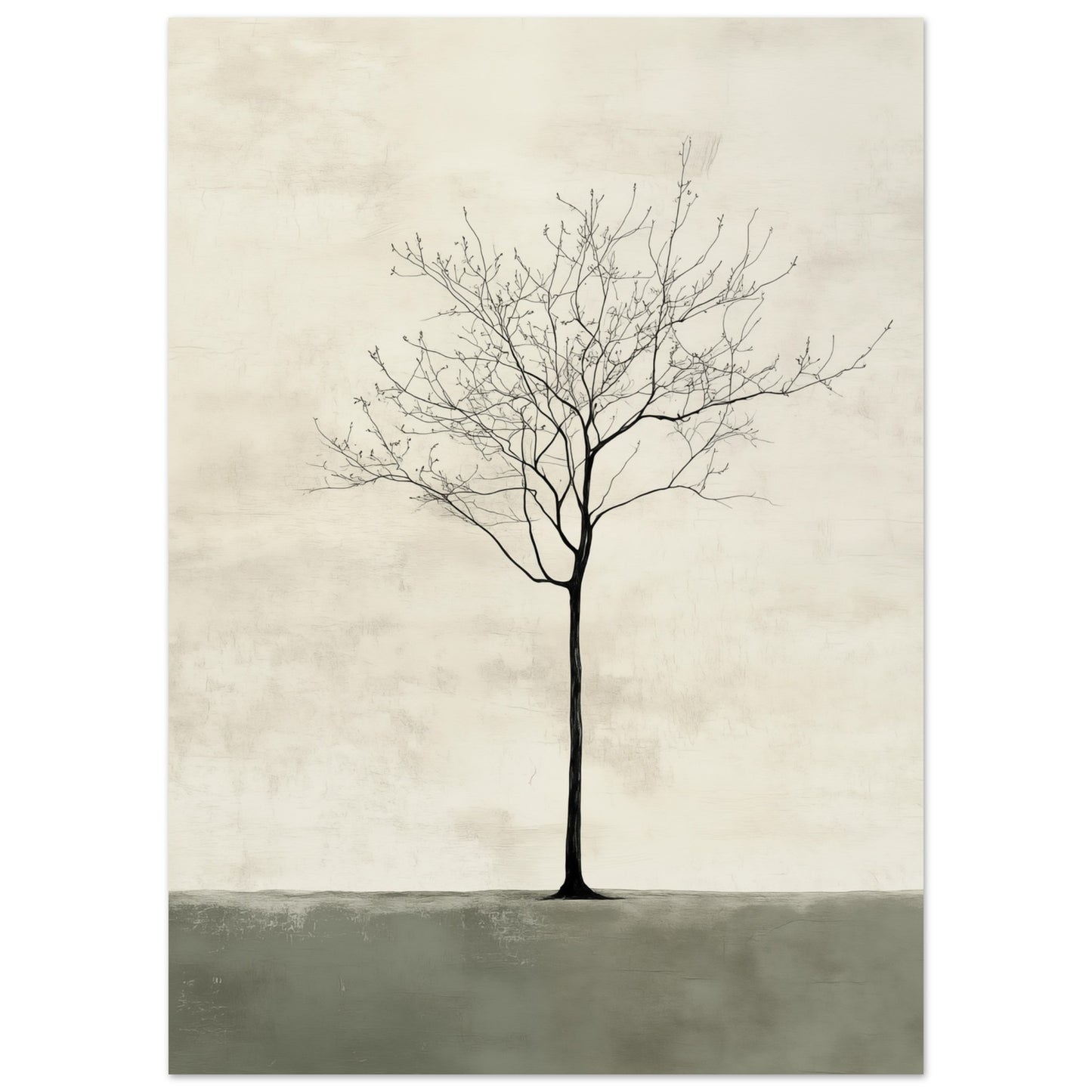 Einsamer Baum Poster 50x70 cm - Pixara