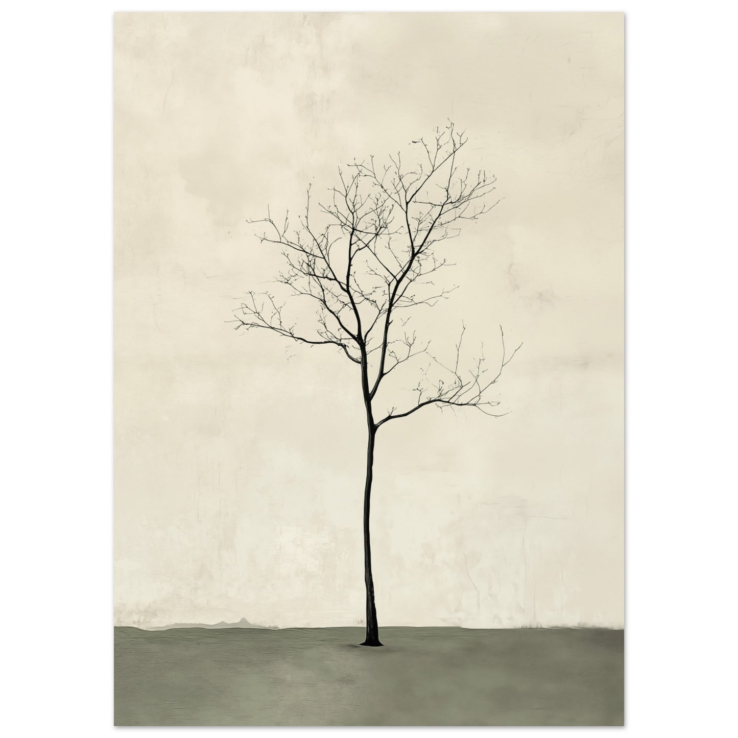 Baum in der Stille Poster 50x70 cm - Pixara