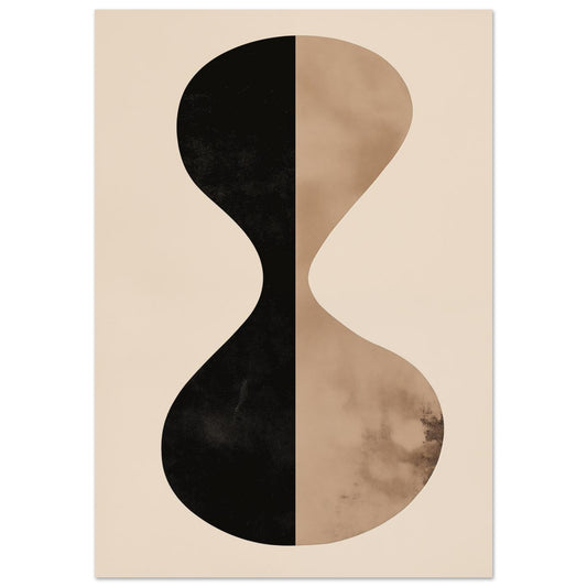 Dualität der Formen 70x100 cm - Pixara