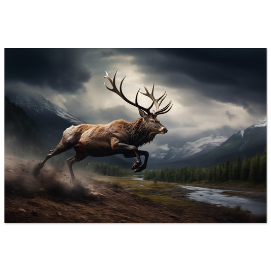 Eilender Monarch Poster 60x90 cm - Pixara