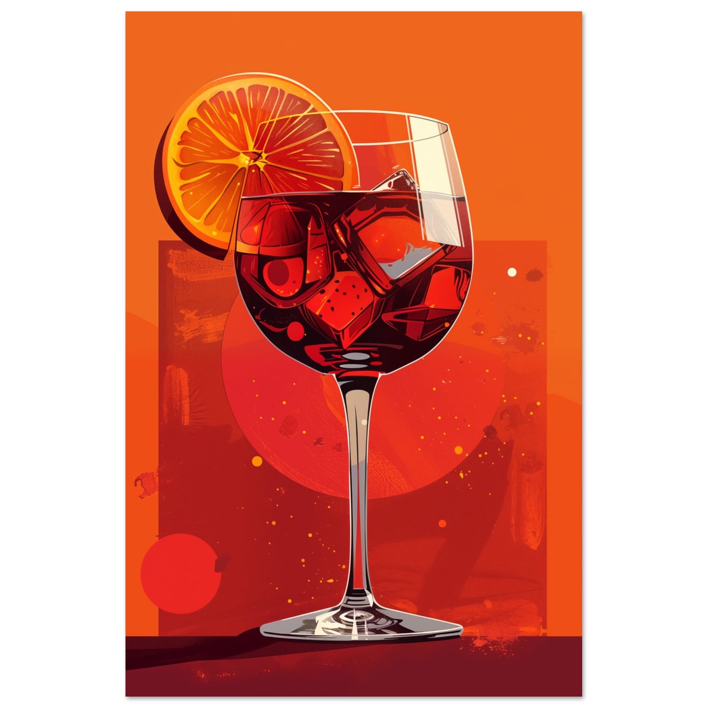 Aperol-Spritz-Genuss 60x90 cm - Pixara