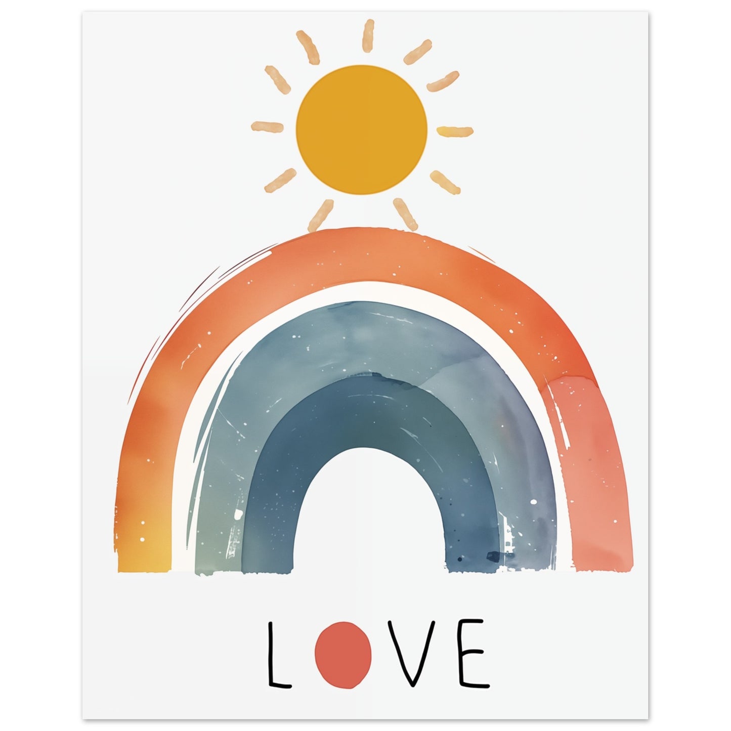 Regenbogenliebe 40x50 cm - Pixara