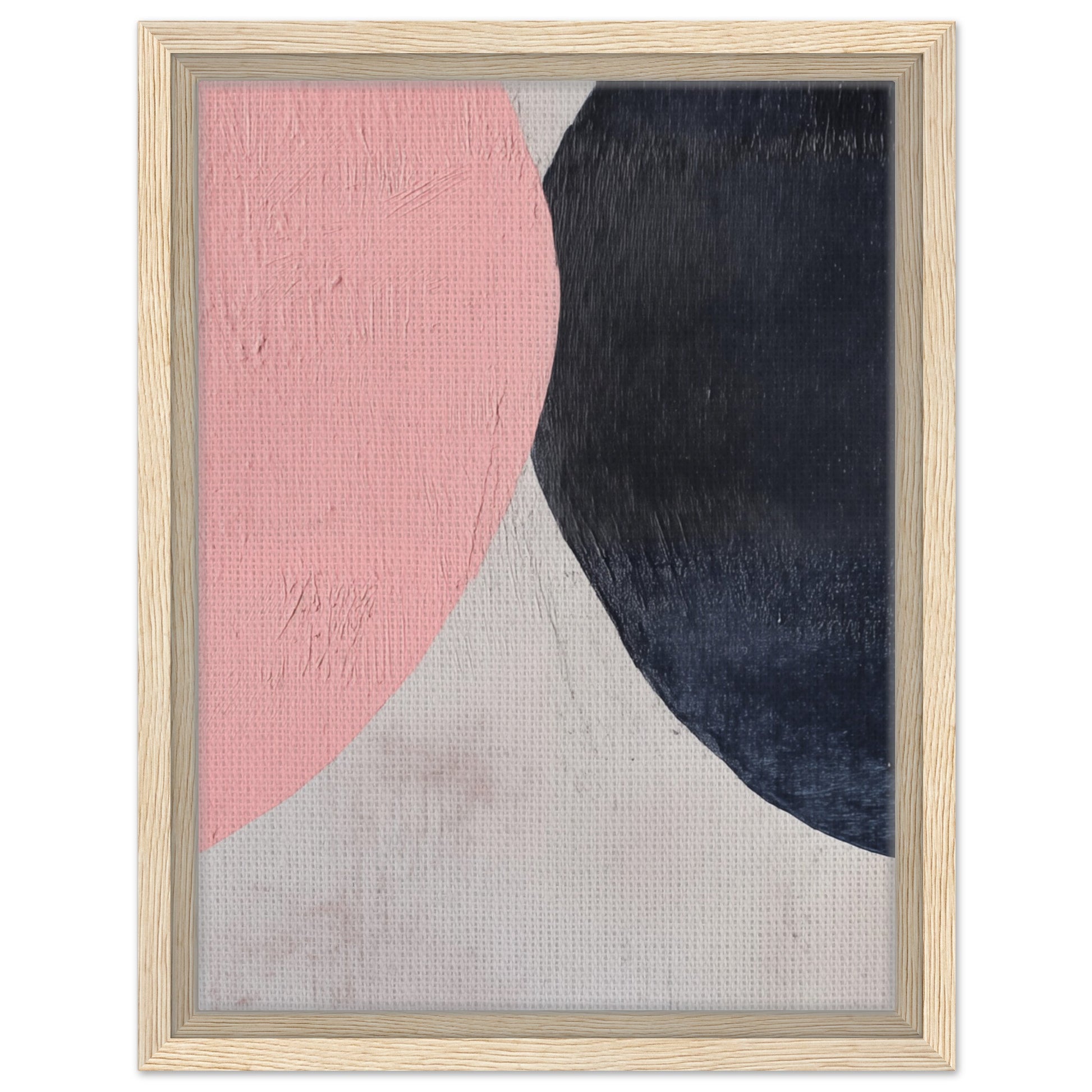 Farben der Ruhe | Gerahmte Leinwand Holzrahmen 30x40 cm - Pixara