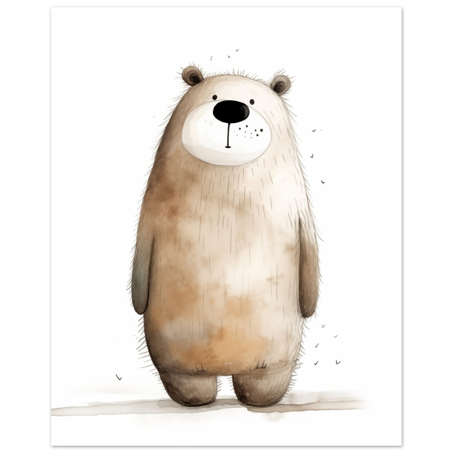Bär "Oscar" Poster 40x50 cm - Pixara