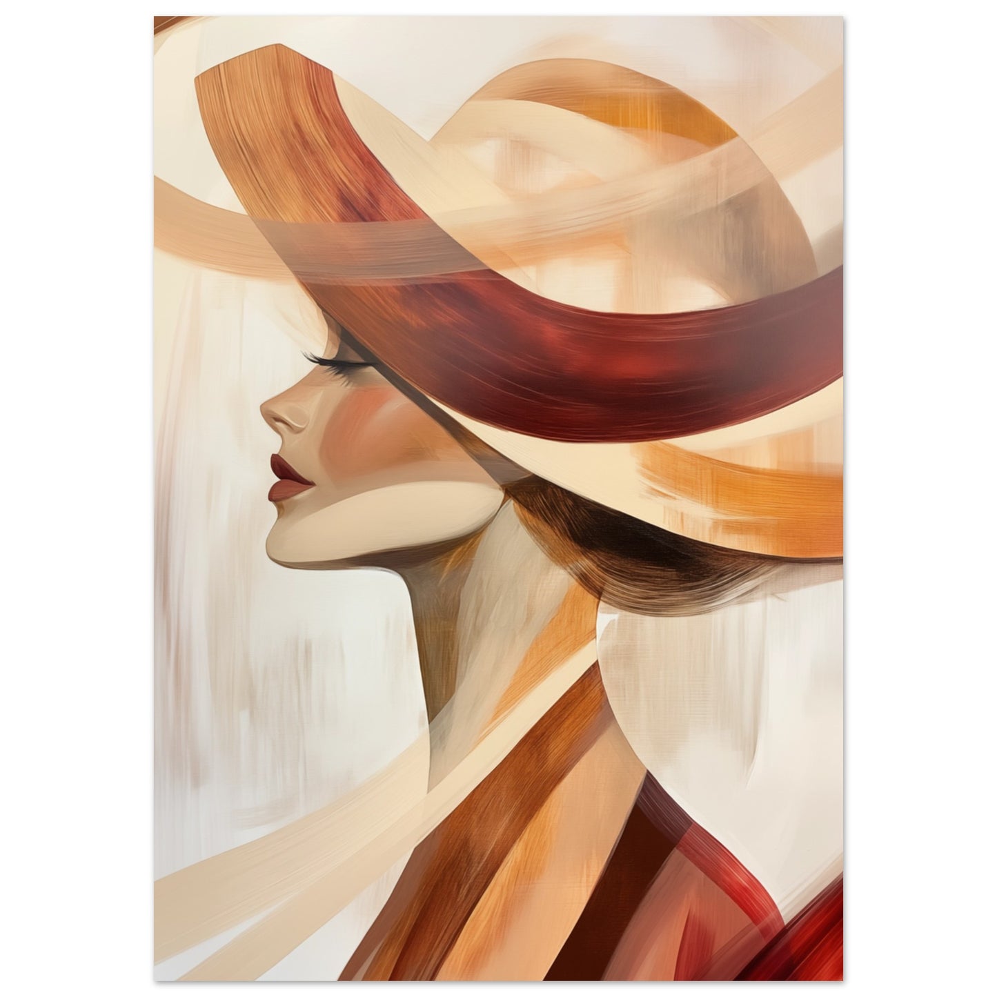 Fließende Formen Poster 50x70 cm - Pixara