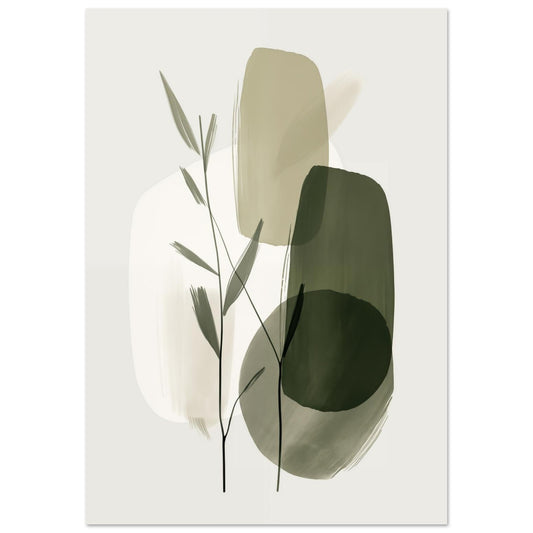 Harmonie des Wachstums Premium Poster auf mattem Papier 70x100 cm 28x40″ - Pixara