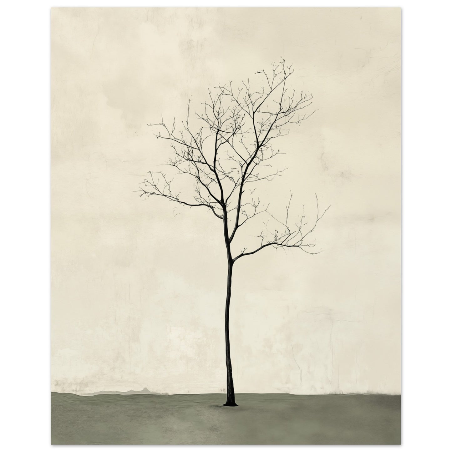 Baum in der Stille Poster 40x50 cm - Pixara