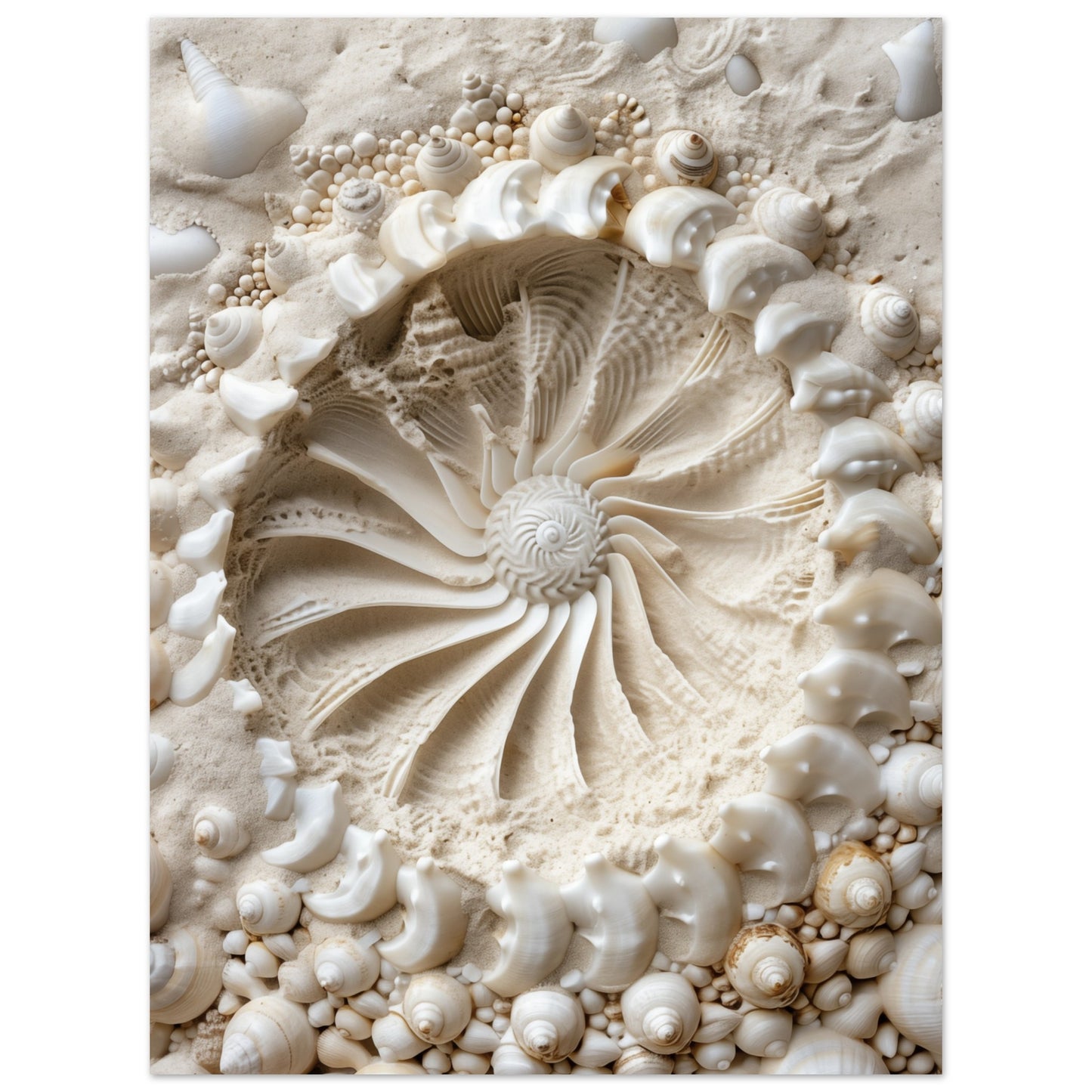 Muschelmosaik 30x40 cm - Pixara