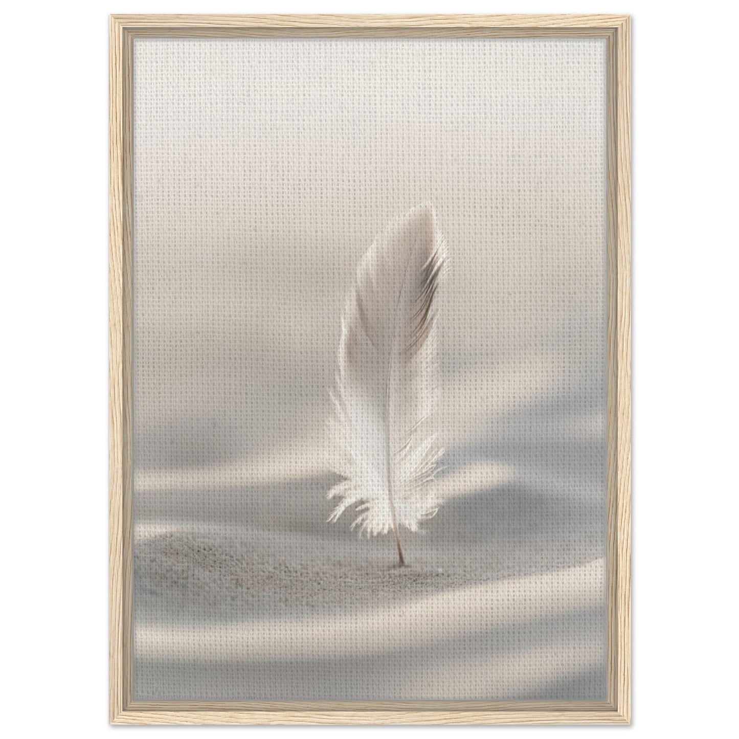 Sanfte Pause | Gerahmte Leinwand Holzrahmen 50x70 cm - Pixara