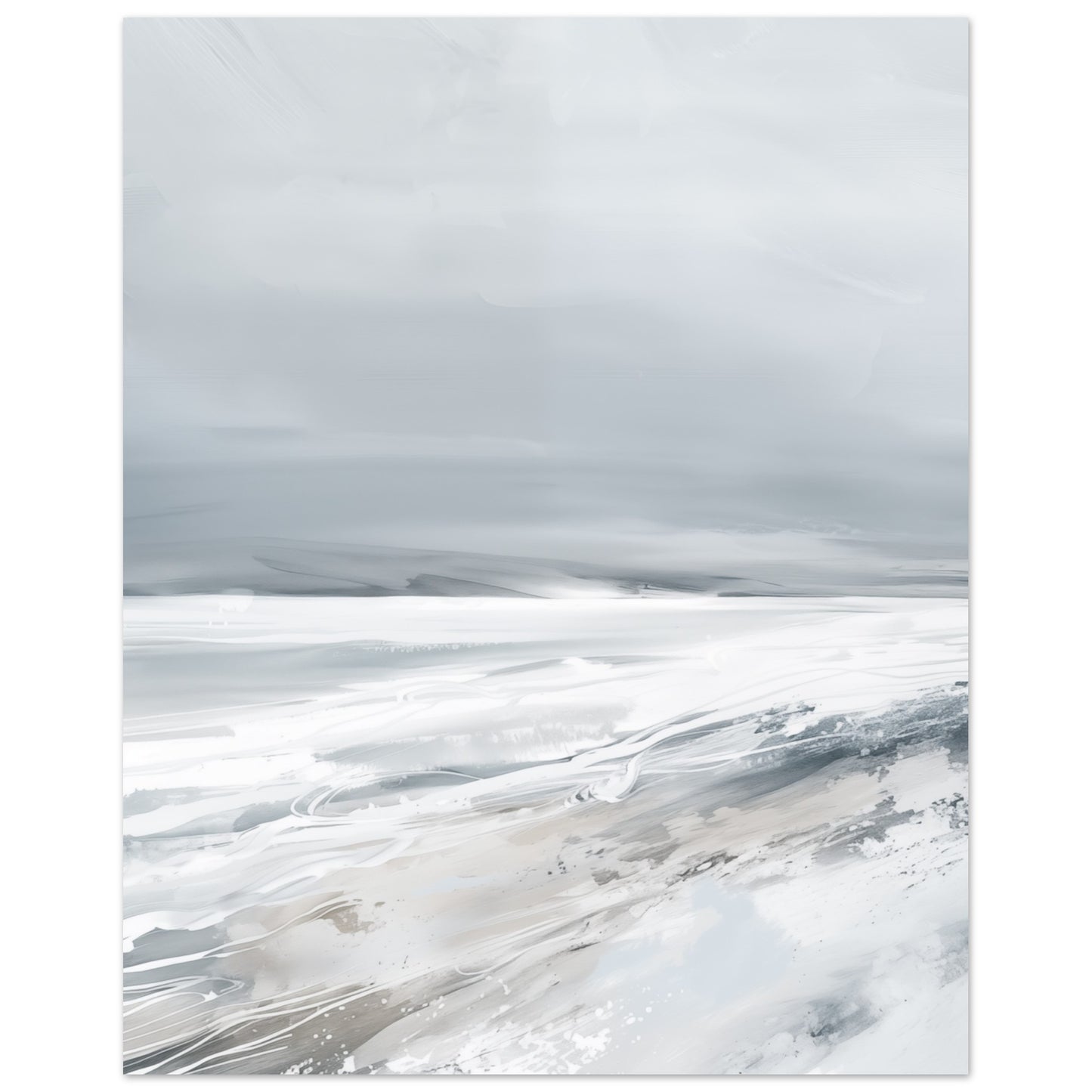 Winterstille Poster 40x50 cm - Pixara