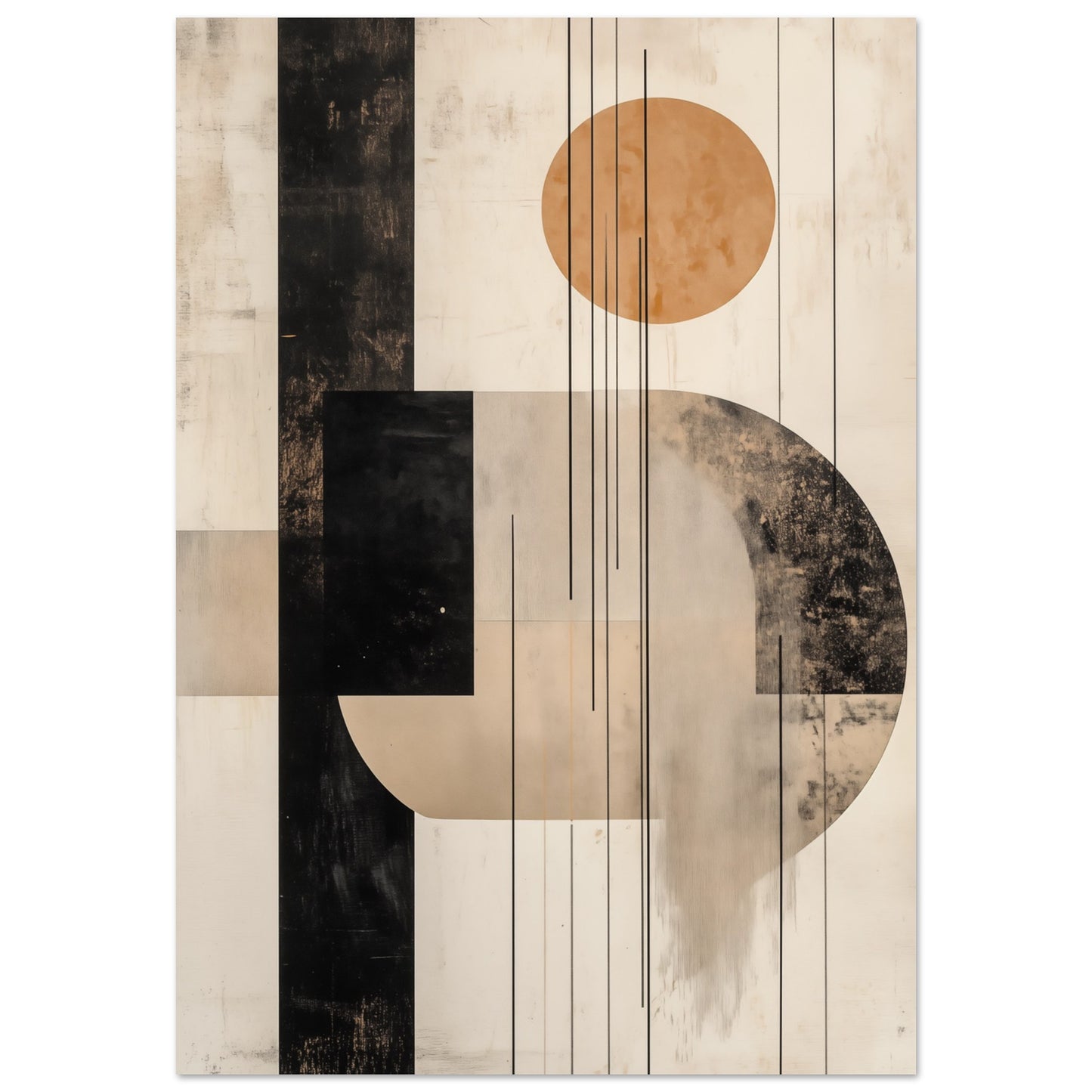 Geometrische Harmonie 70x100 cm - Pixara