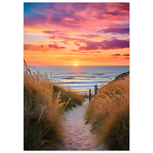 Dünenpfad Poster 50x70 cm - Pixara