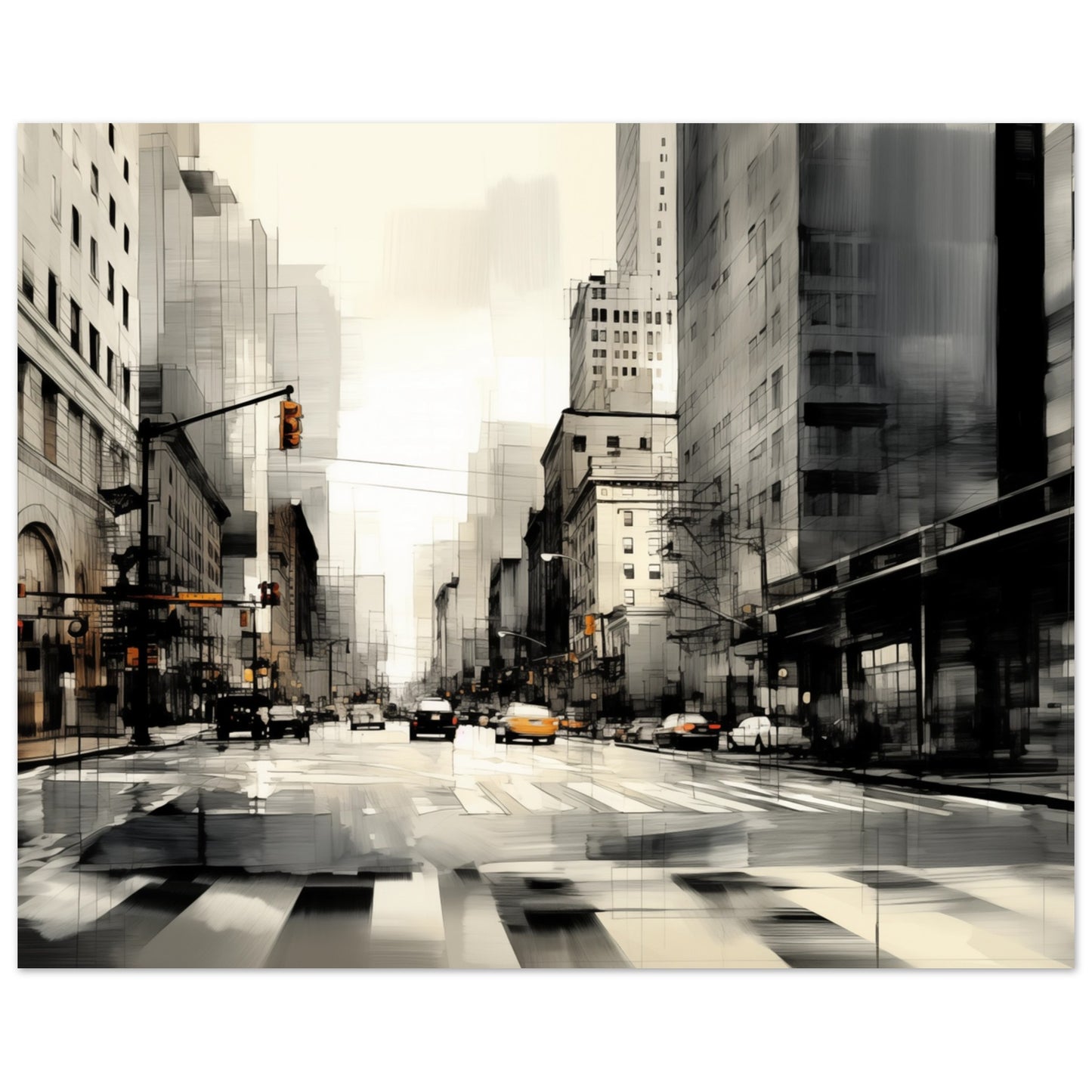 City Rythms Poster 40x50 cm - Pixara