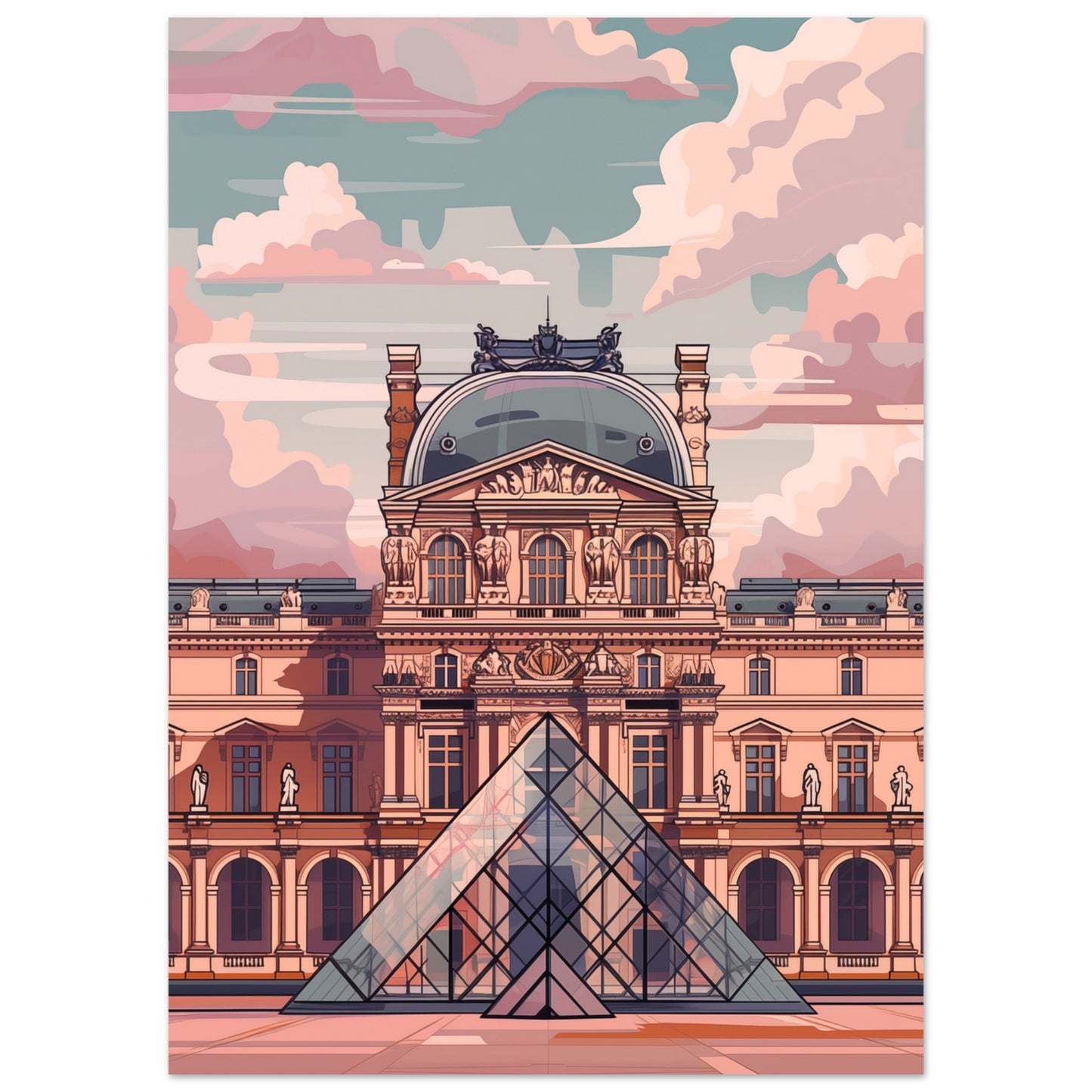 Parisian Contrast 50x70 cm - Pixara