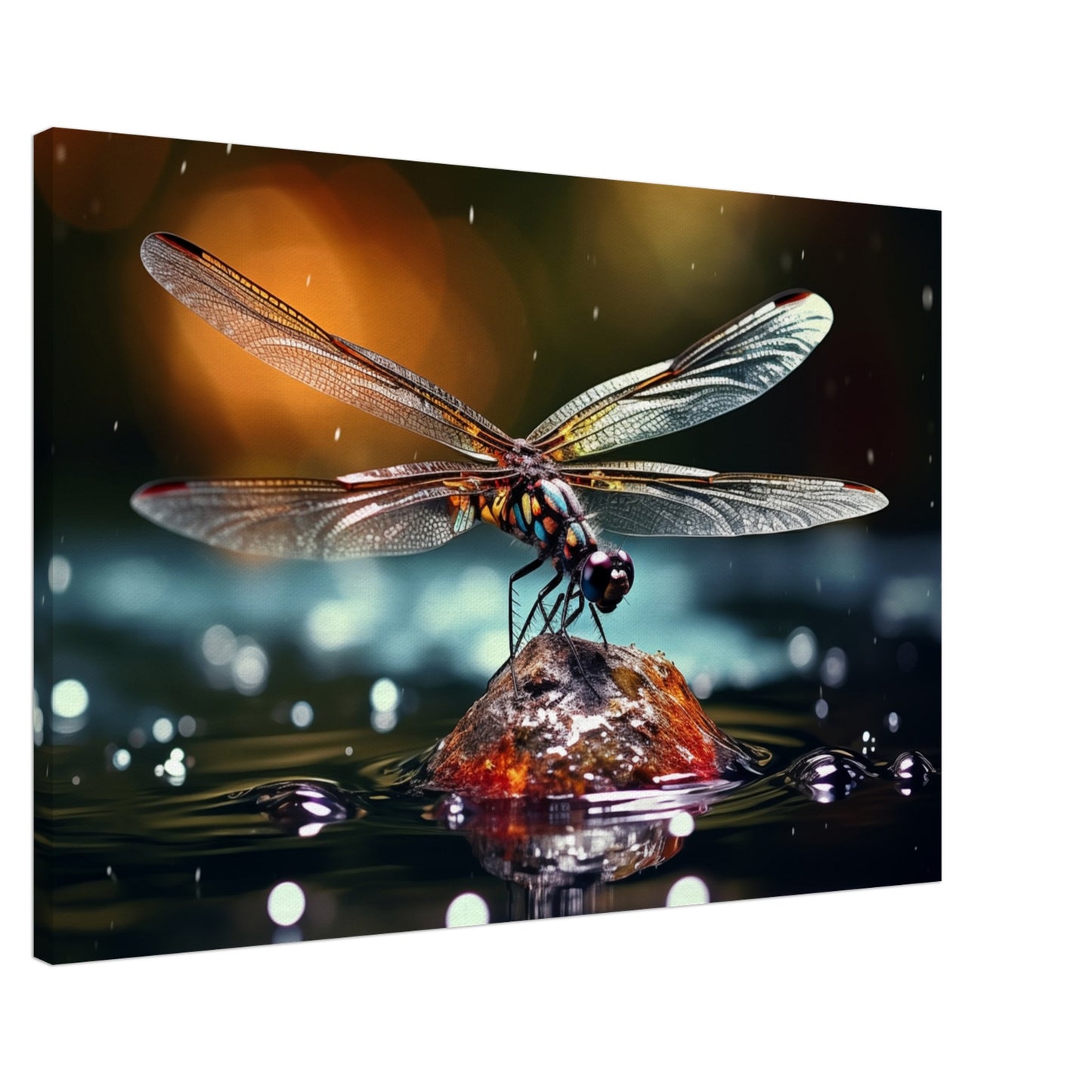 Dämmerungstänzer Leinwand 60x90 cm - Pixara