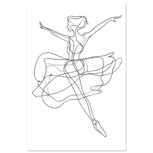 Graceful Lines 60x90 cm - Pixara