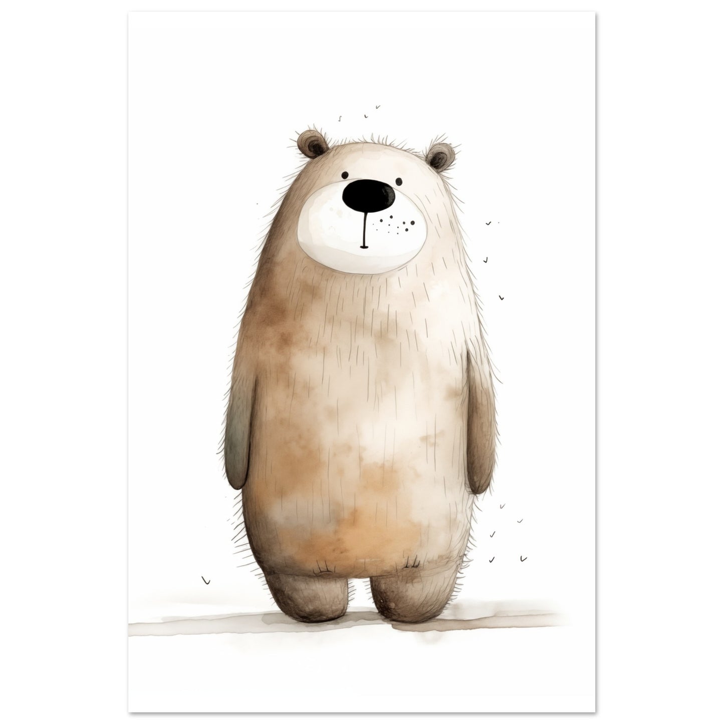 Bär "Oscar" Poster 60x90 cm - Pixara