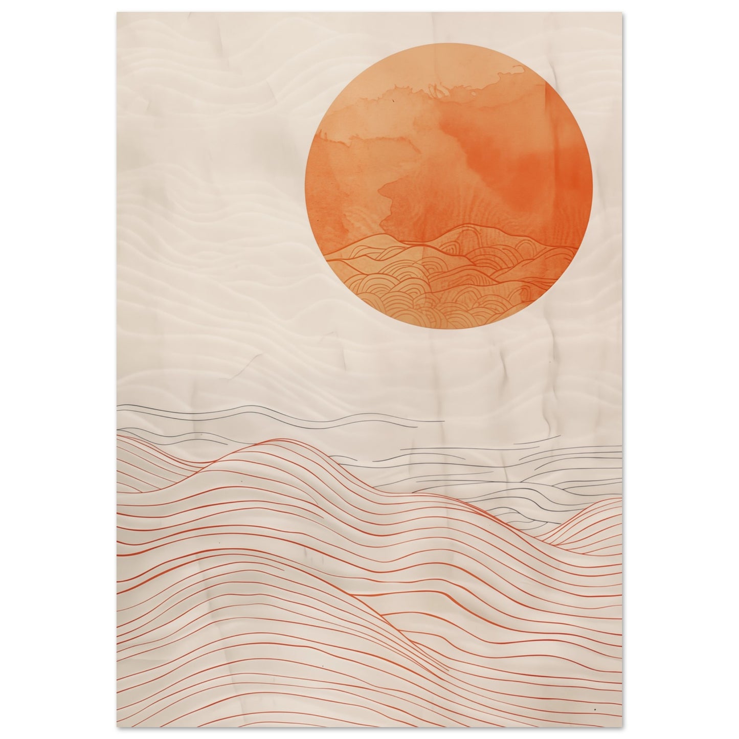 Sonne am Meer A4 21x29.7 cm - Pixara