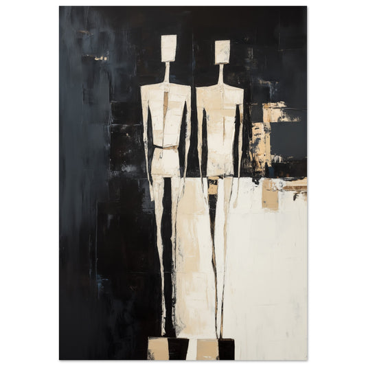 Geometrische Figuren Poster 70x100 cm - Pixara