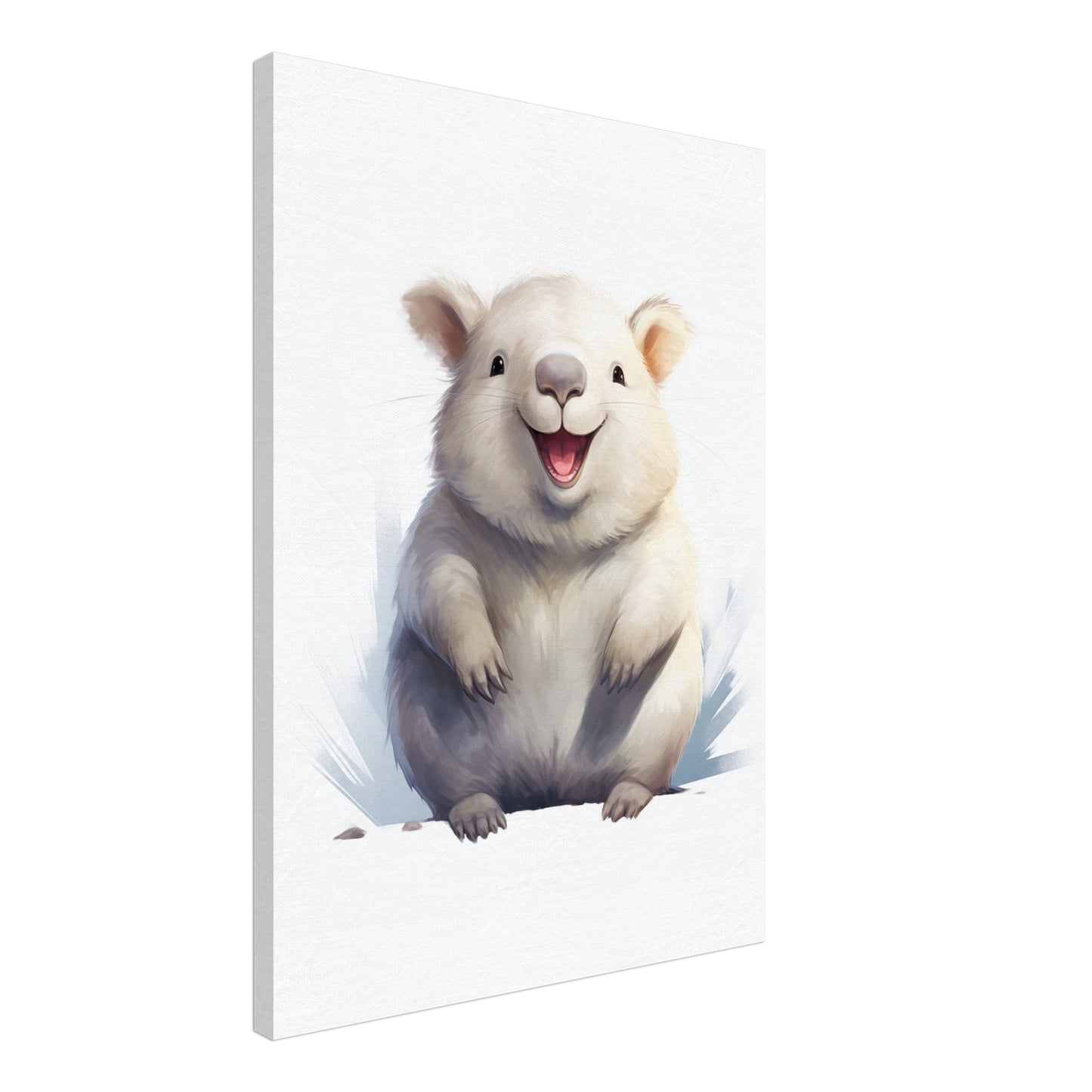 Wombat "Willi" Leinwand 50x70 cm - Pixara